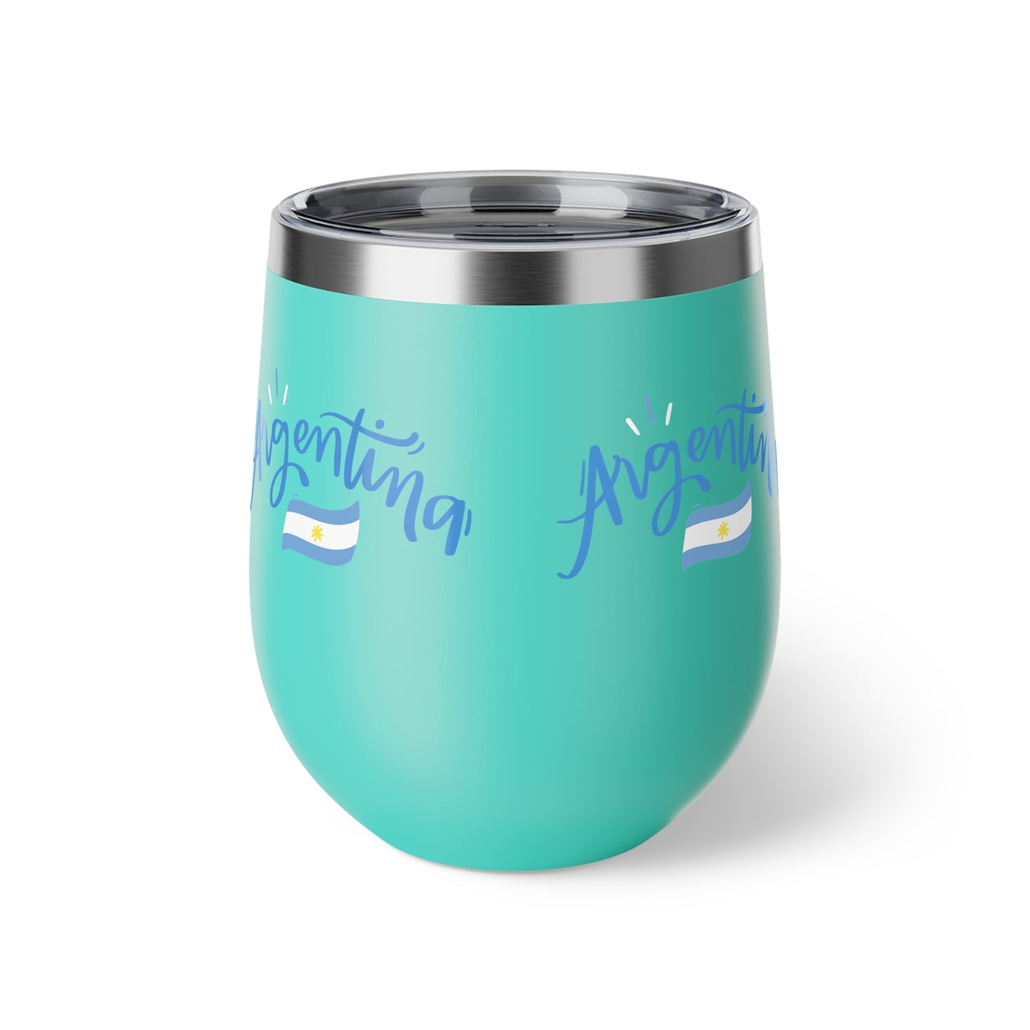 Argentina Bandera Copper Vacuum Insulated Cup, 12oz