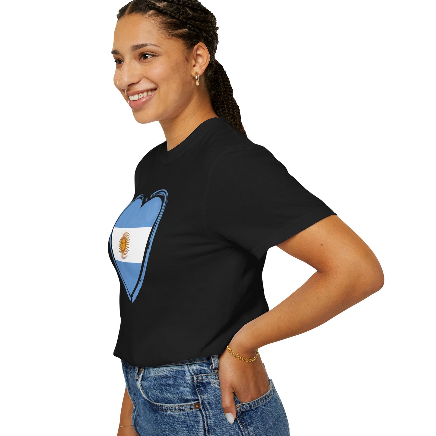 Corazon de Argentina Remera