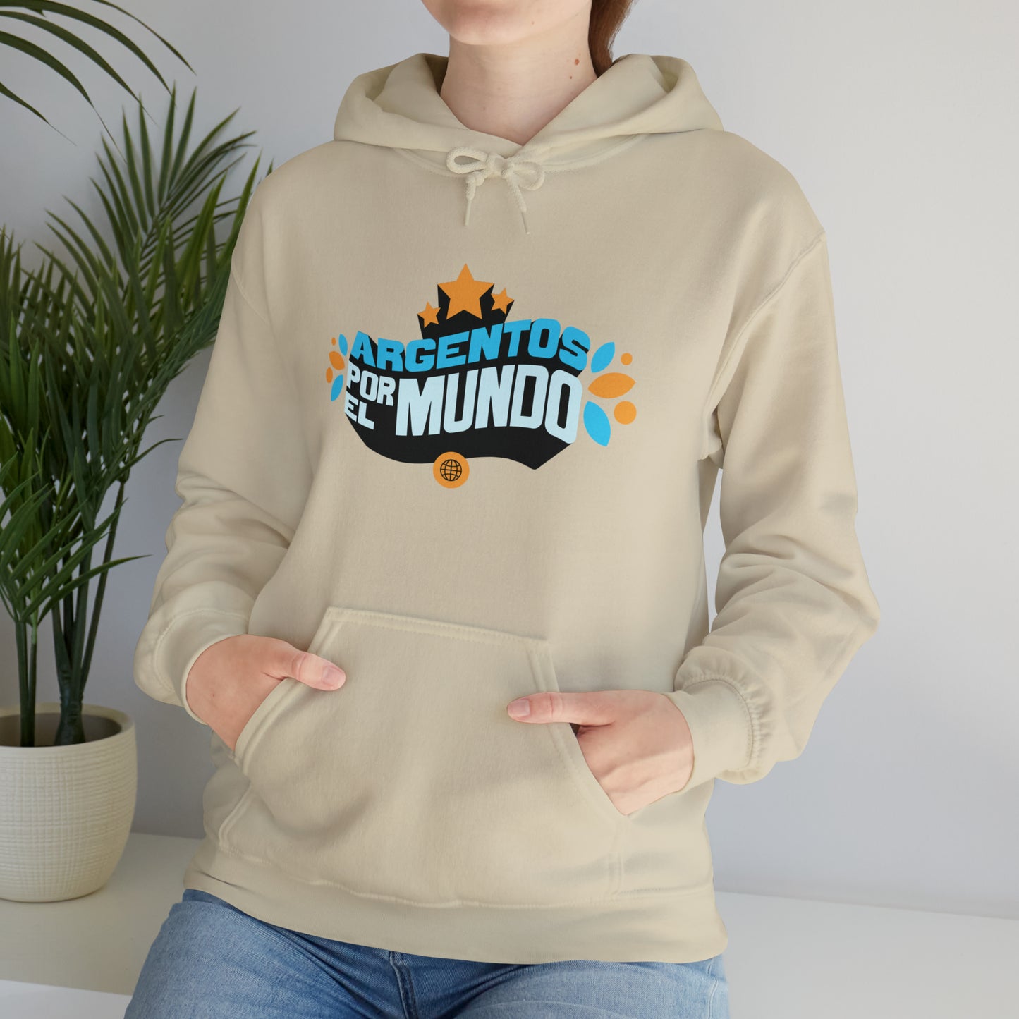 Argentos Por El Mundo Unisex Hooded Sweatshirt