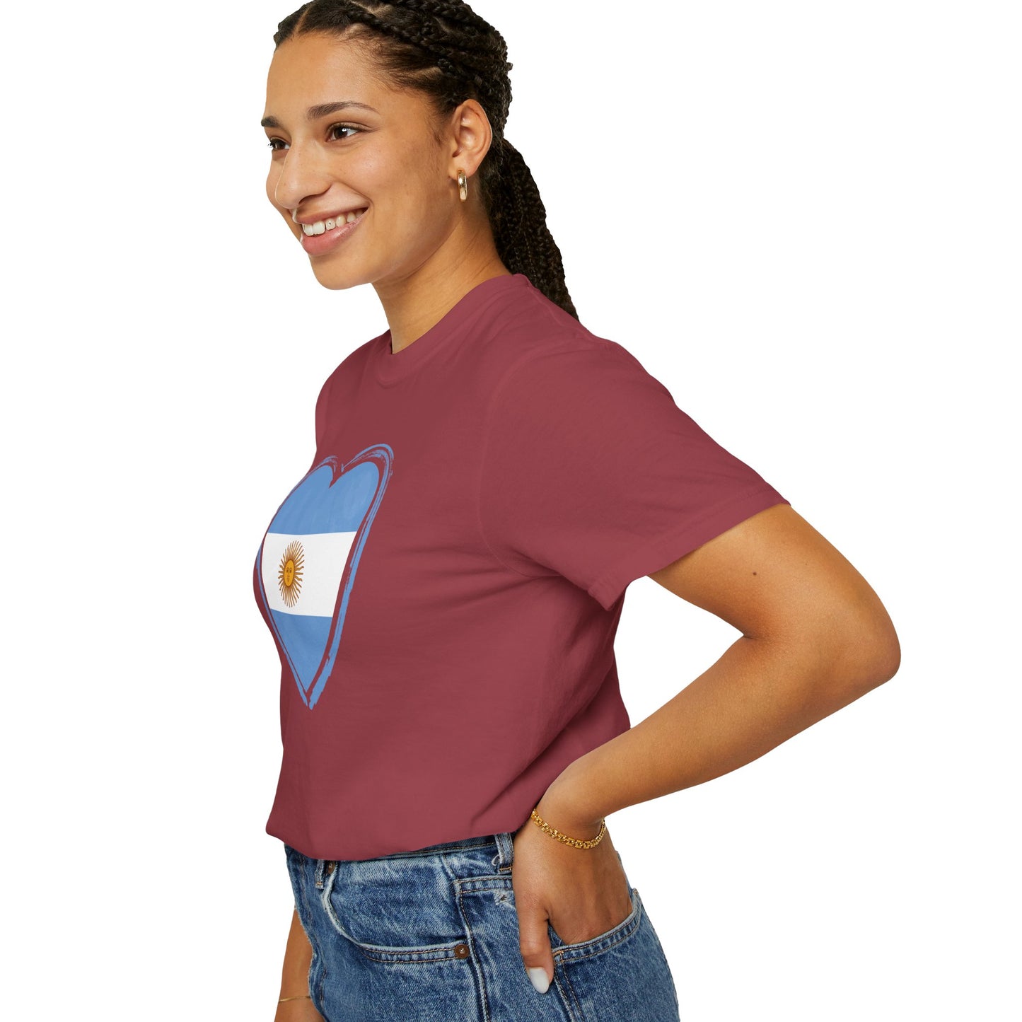 Corazon de Argentina Remera