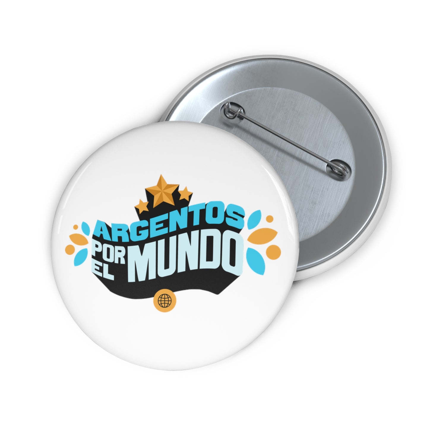 Argentos Por El Mundo Pin Buttons