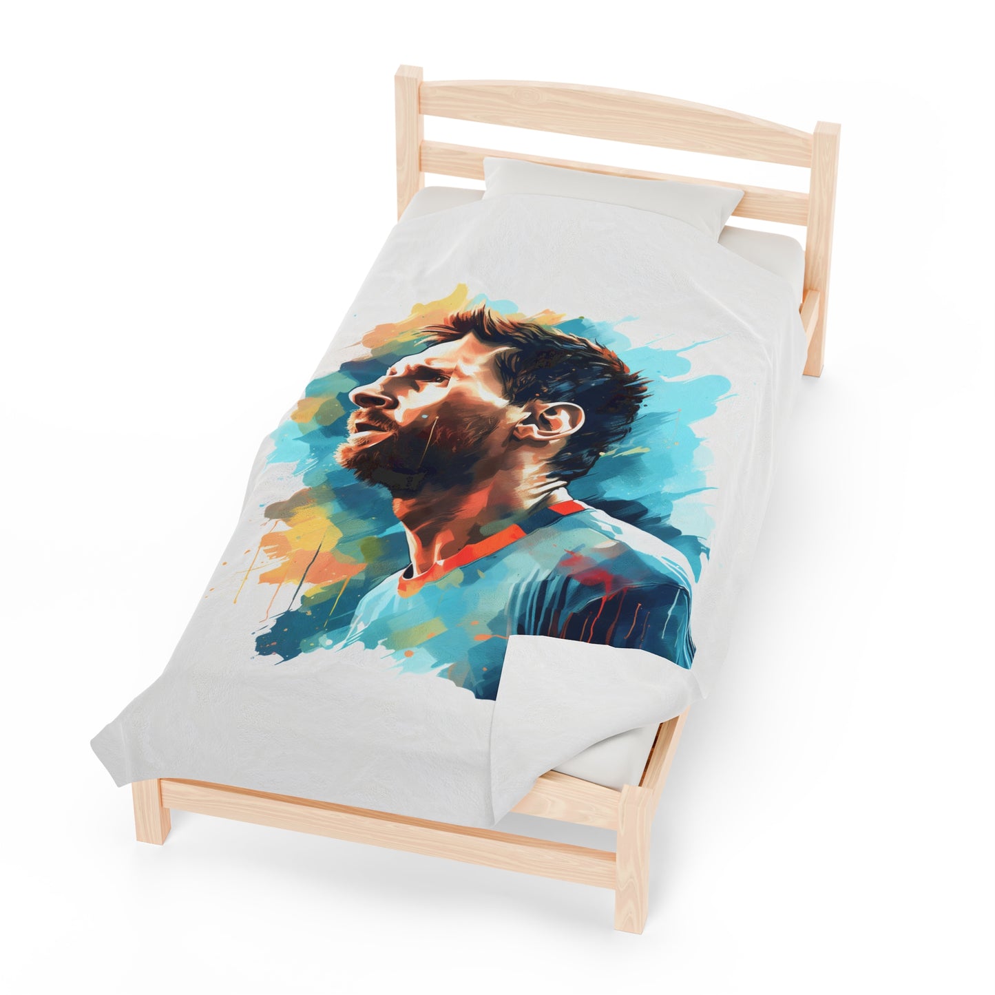 Messi Velveteen Plush Blanket