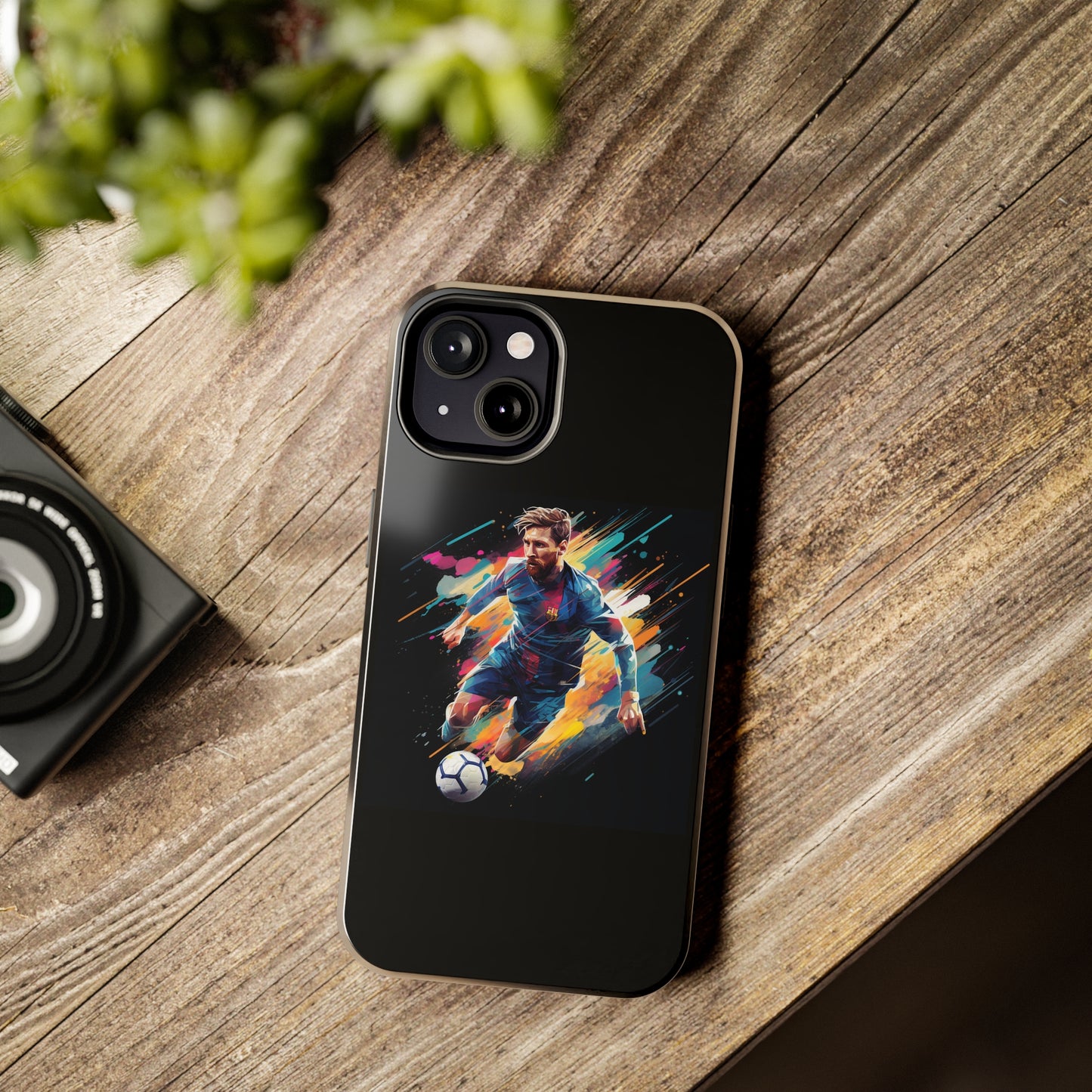 Messi Black iPhone Case