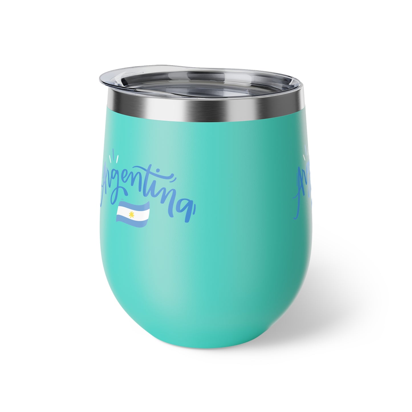 Argentina Bandera Copper Vacuum Insulated Cup, 12oz
