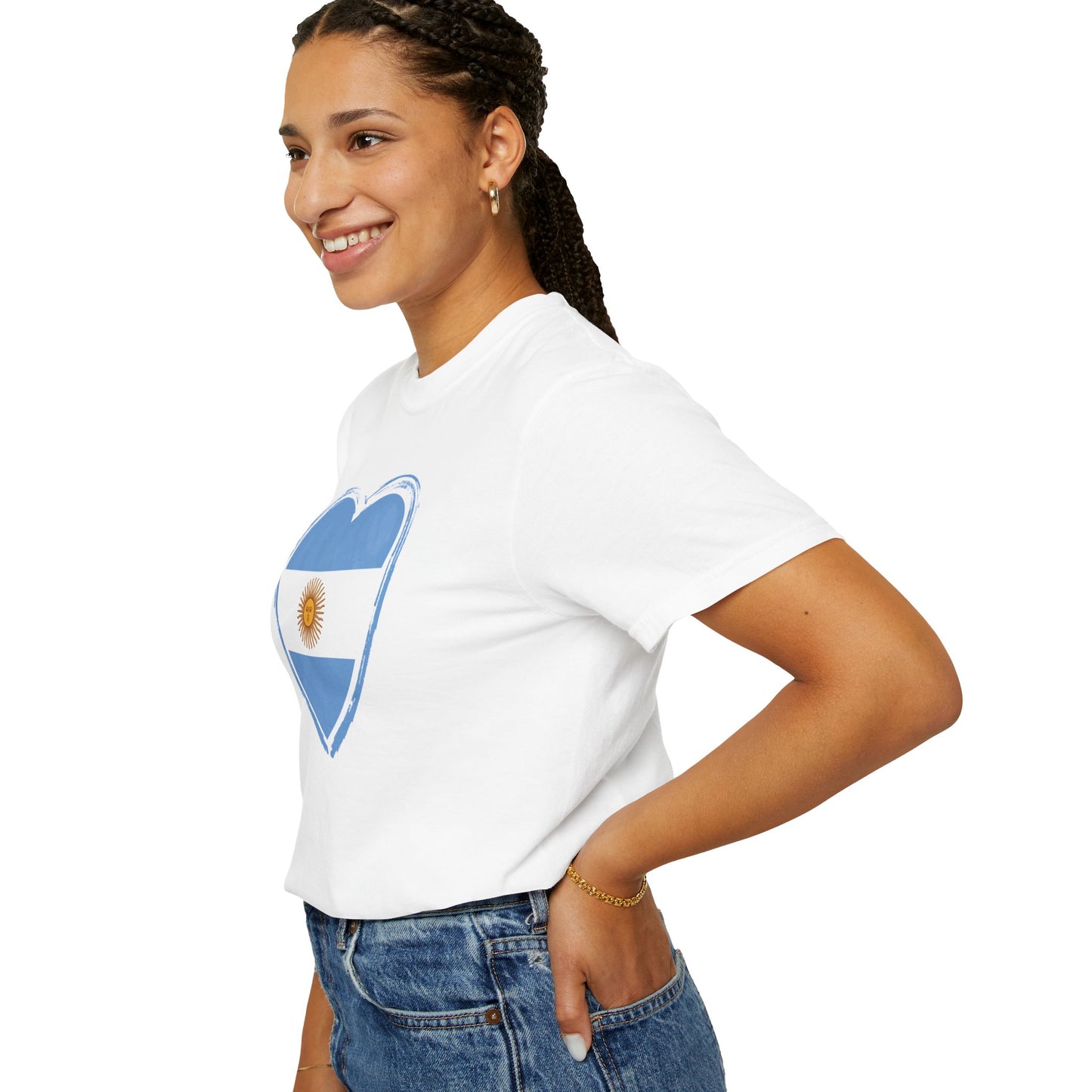 Corazon de Argentina Remera