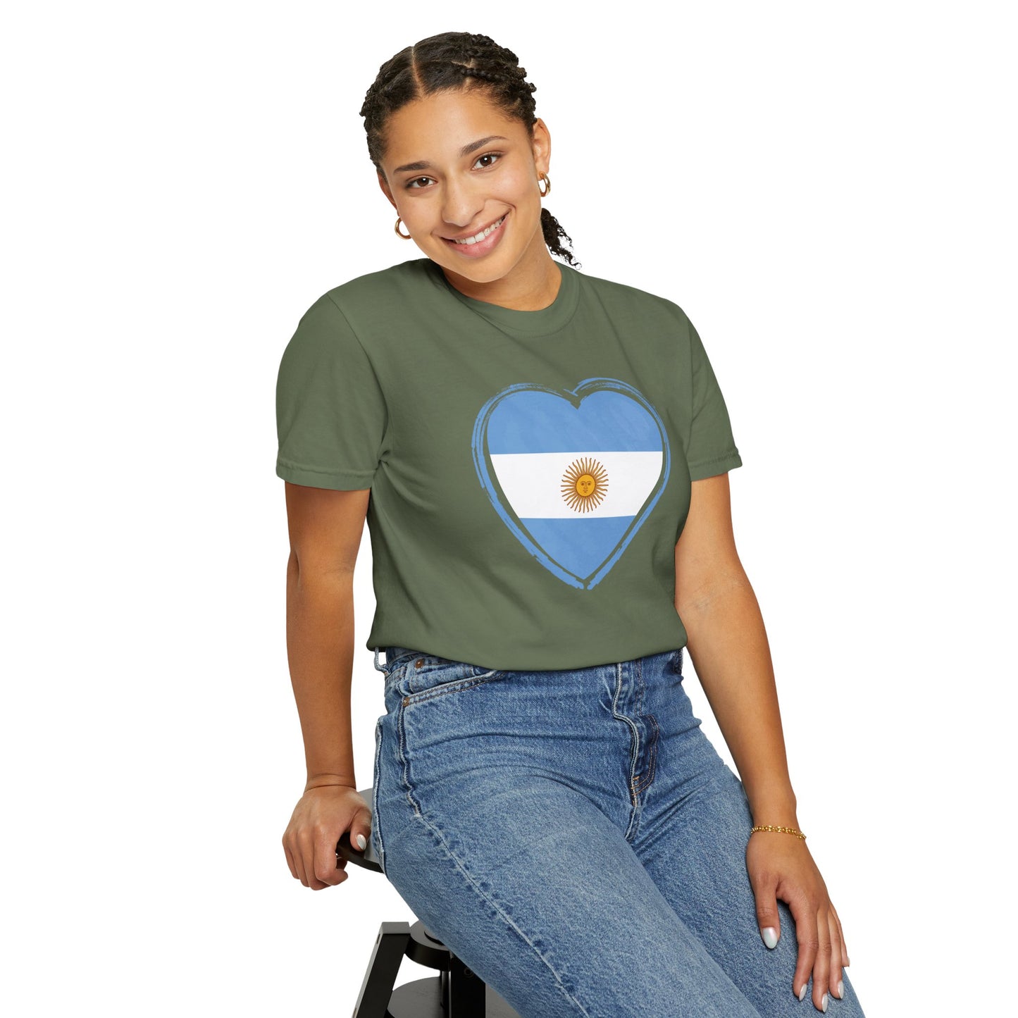 Corazon de Argentina Remera