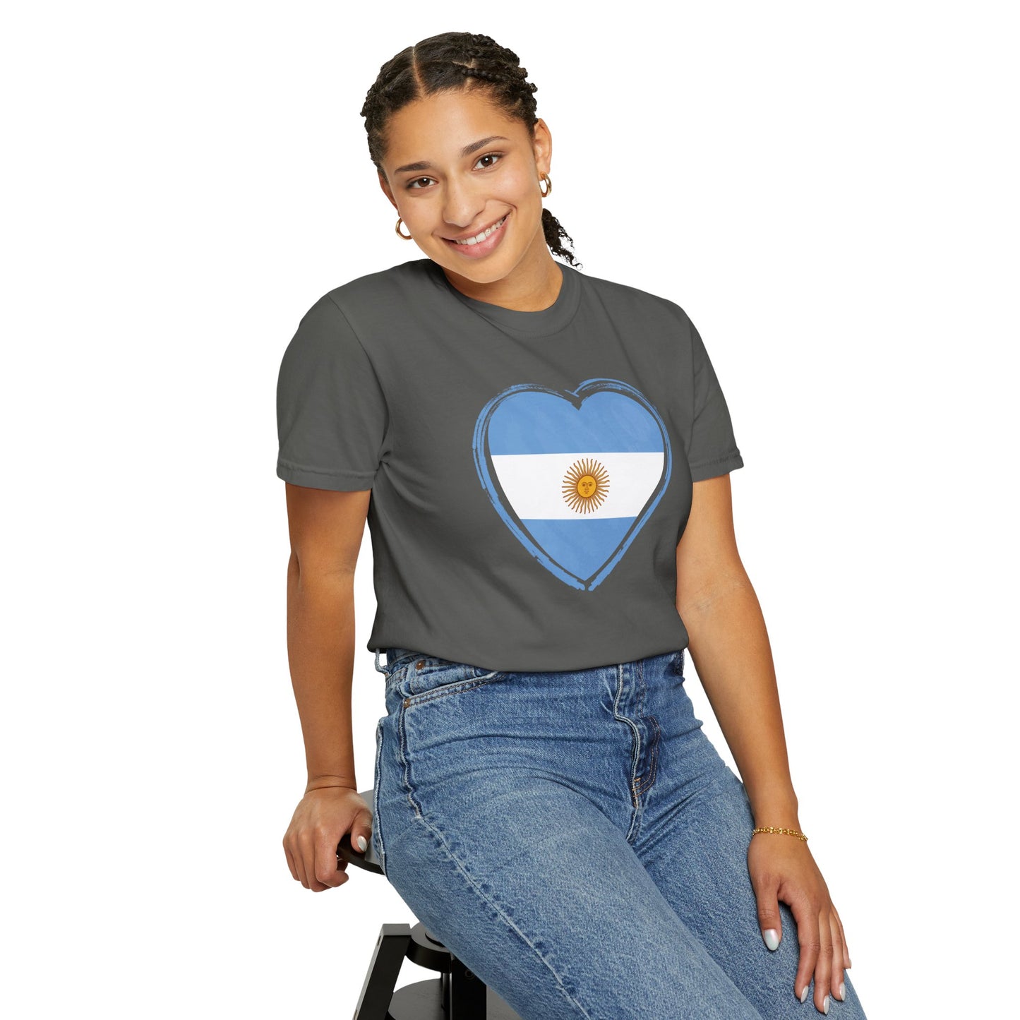 Corazon de Argentina Remera