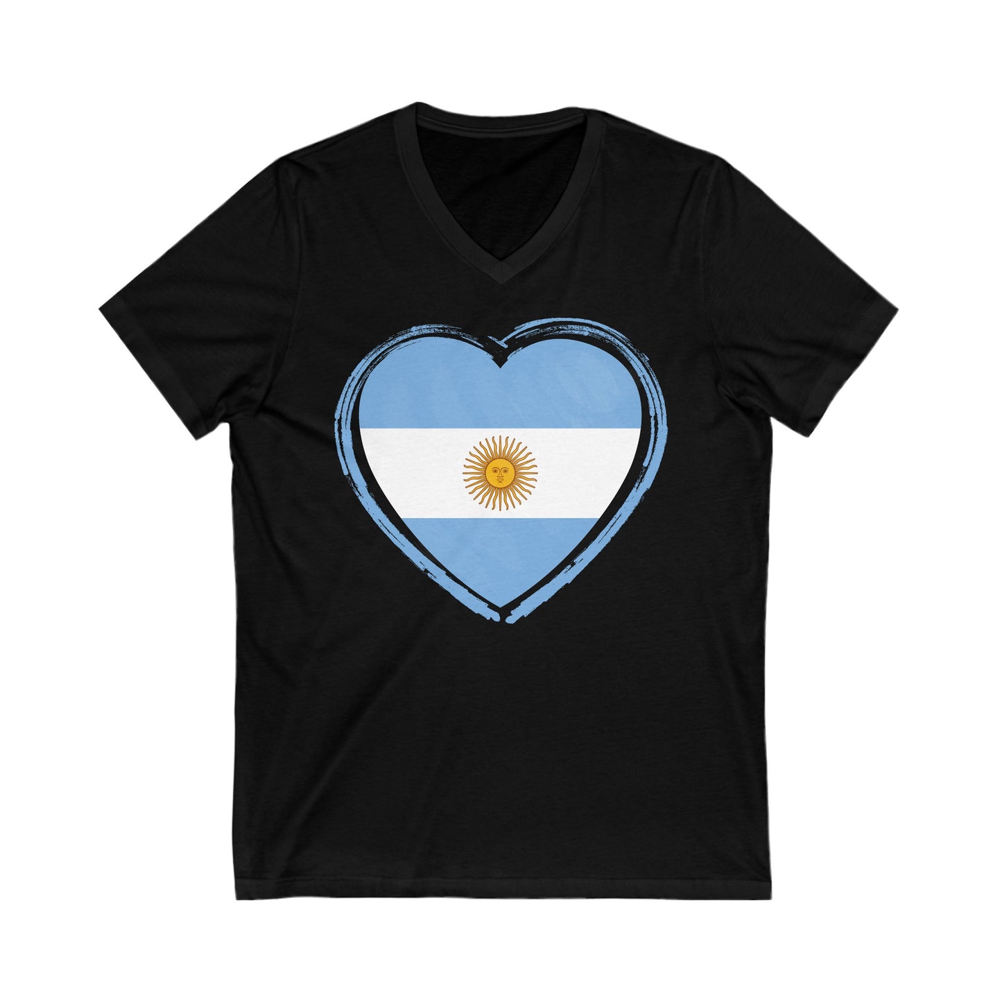 Corazon de Argentina V-Neck Remera
