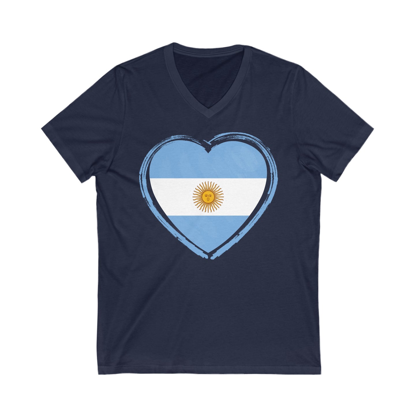 Corazon de Argentina V-Neck Remera