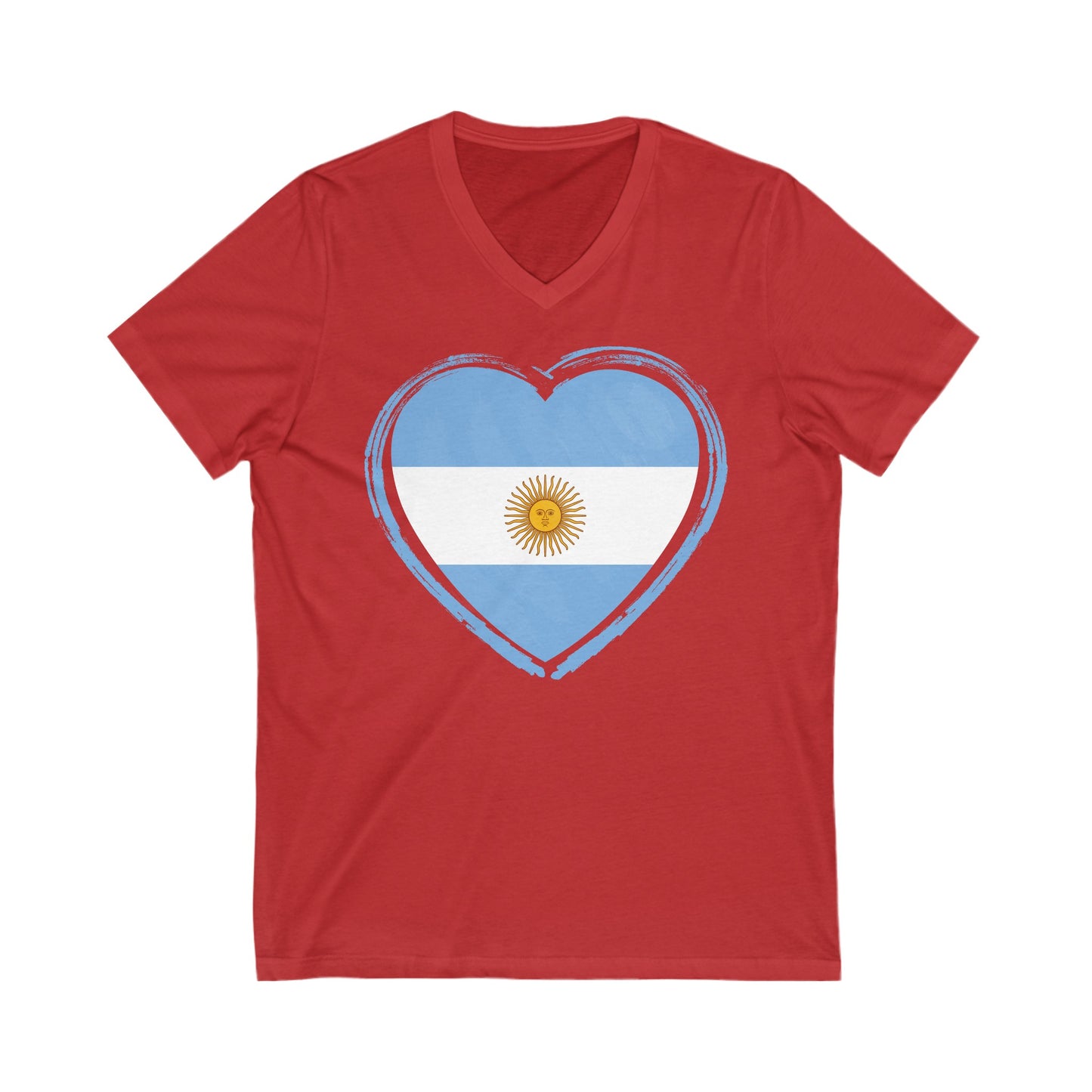 Corazon de Argentina V-Neck Remera