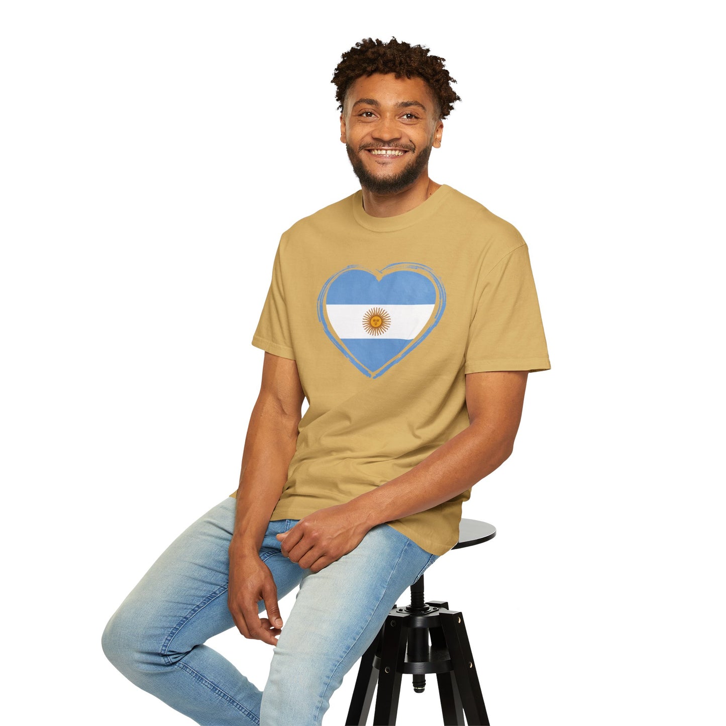 Corazon de Argentina Remera