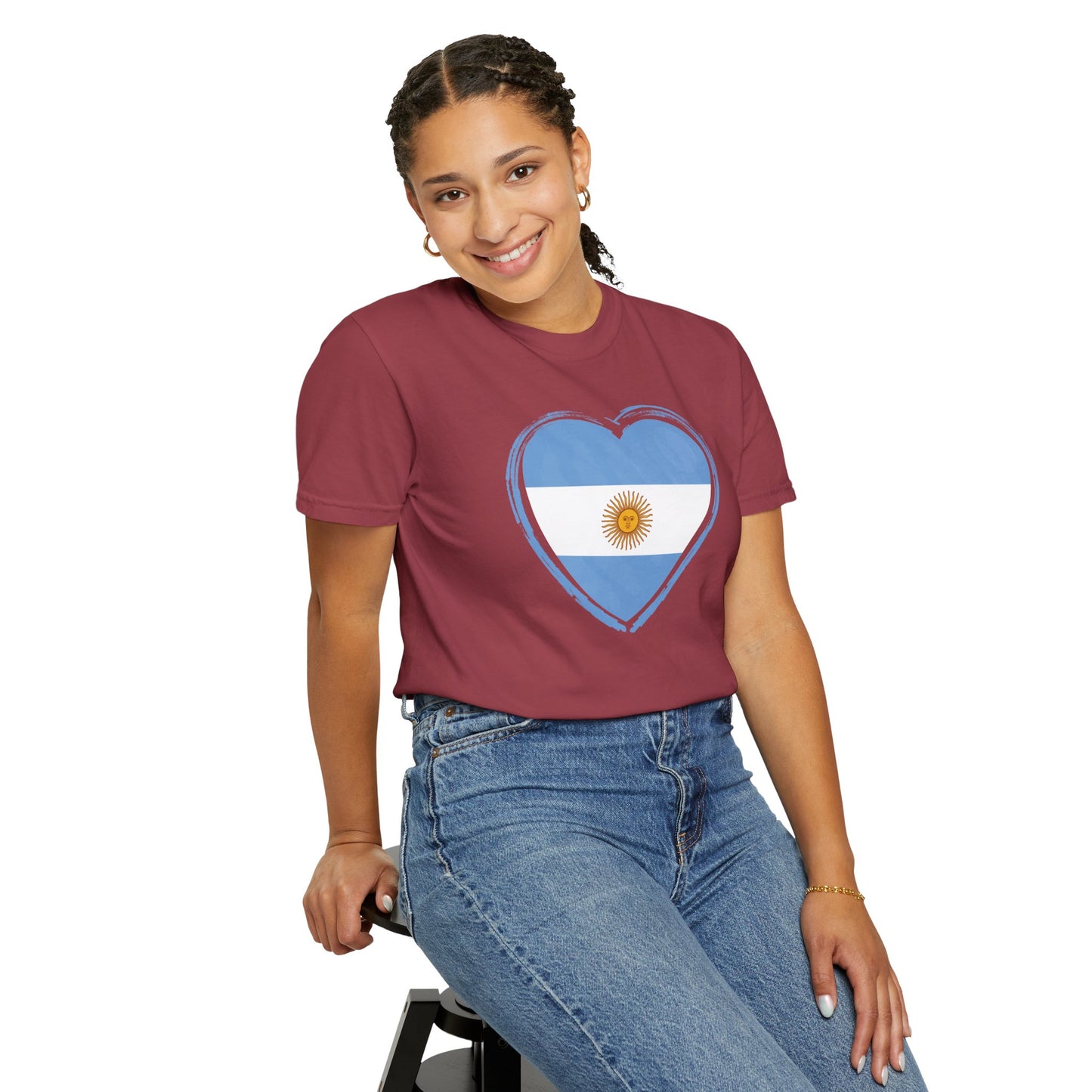 Corazon de Argentina Remera