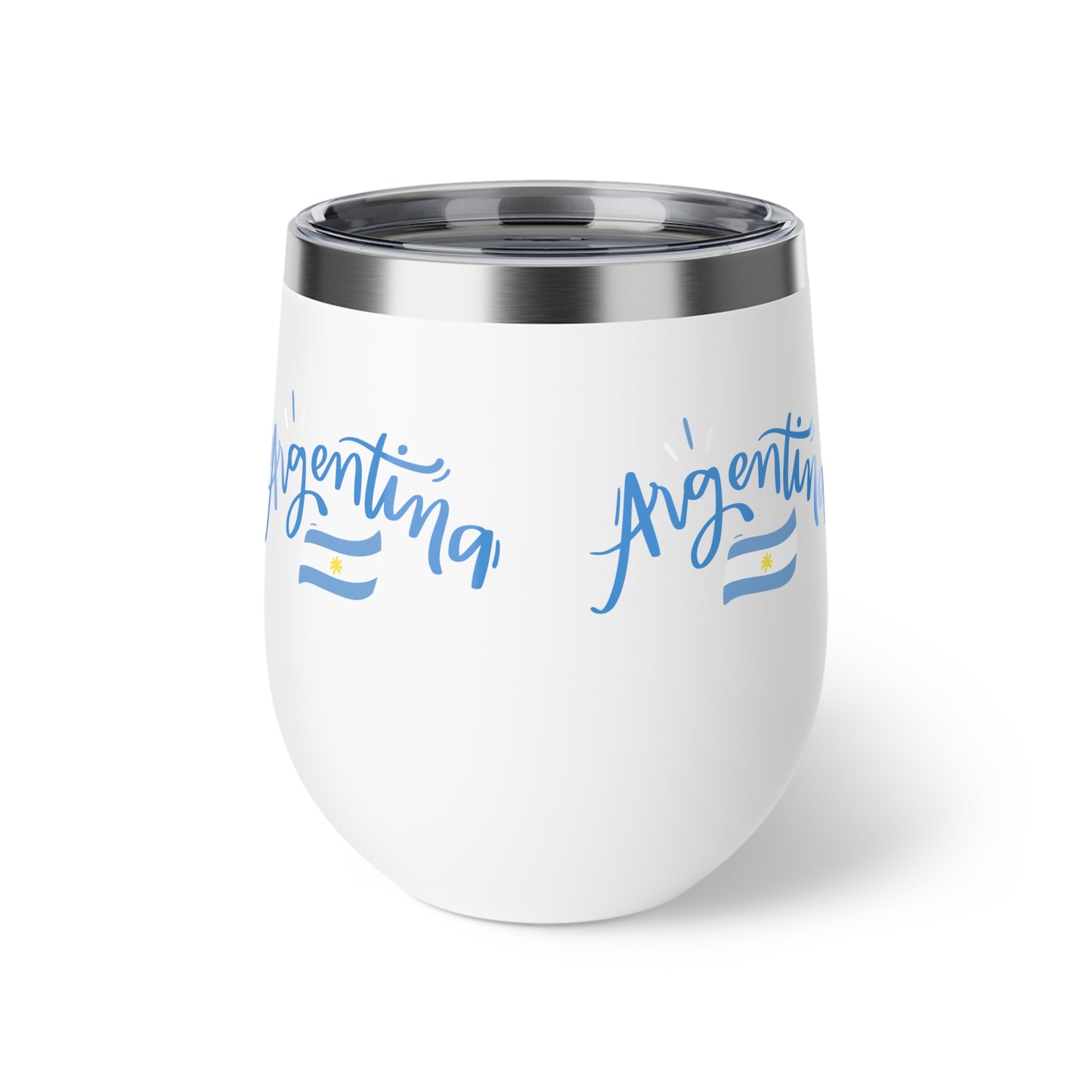 Argentina Bandera Copper Vacuum Insulated Cup, 12oz