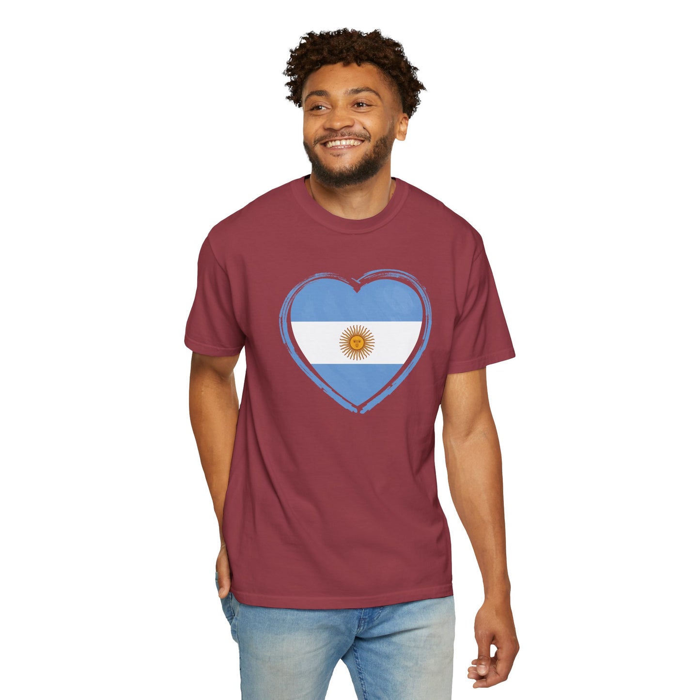 Corazon de Argentina Remera