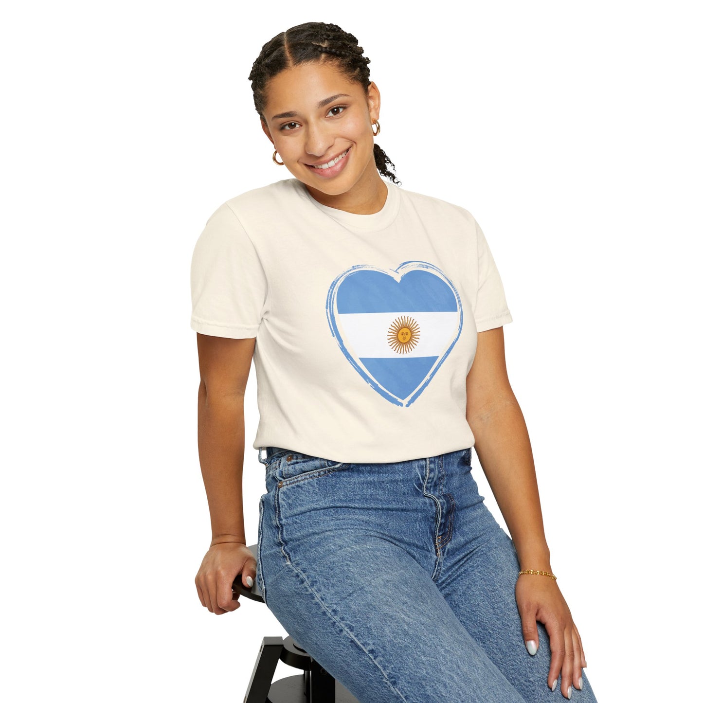 Corazon de Argentina Remera