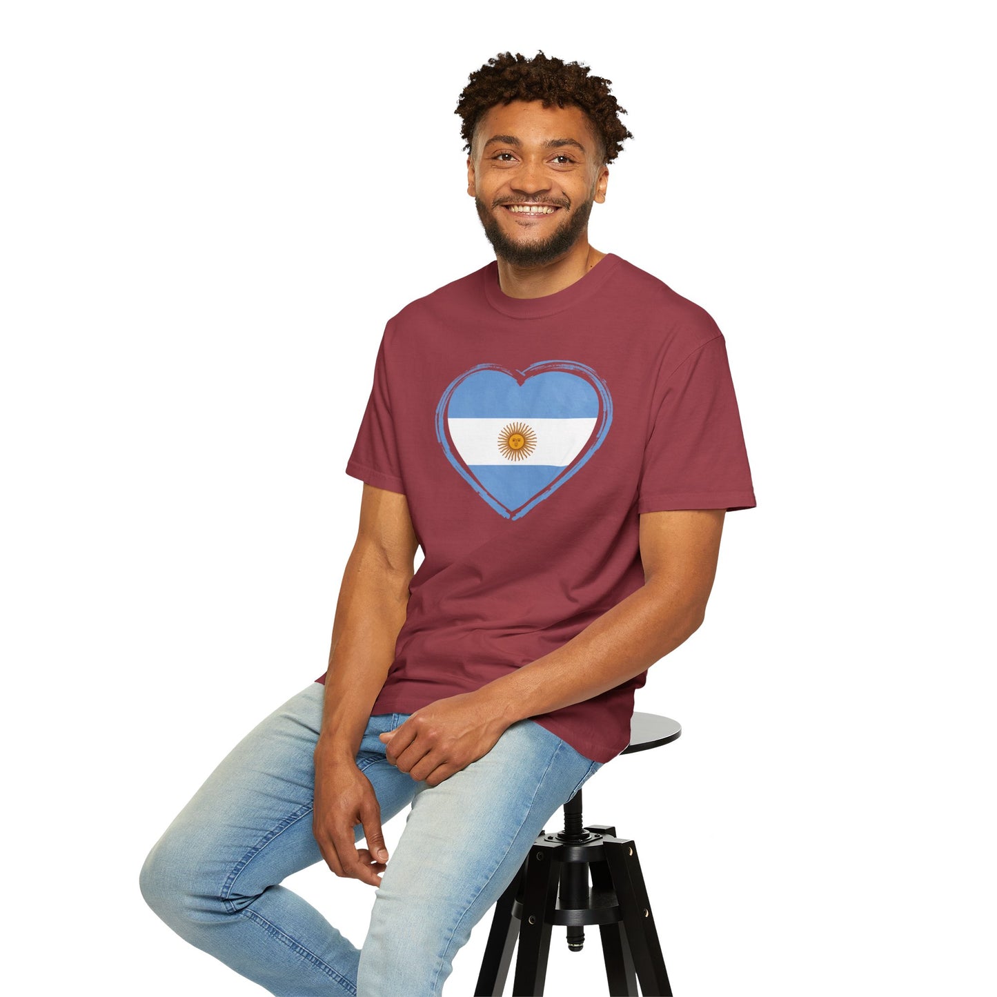 Corazon de Argentina Remera