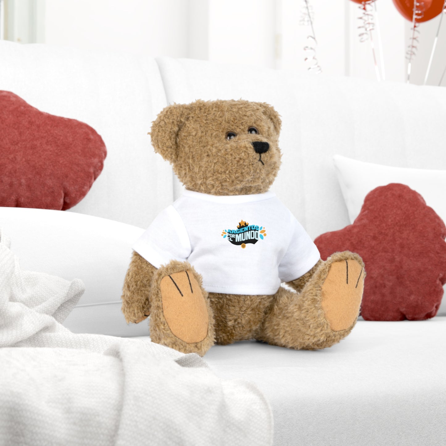 Argentos Por El Mundo Plush Toy with T-Shirt