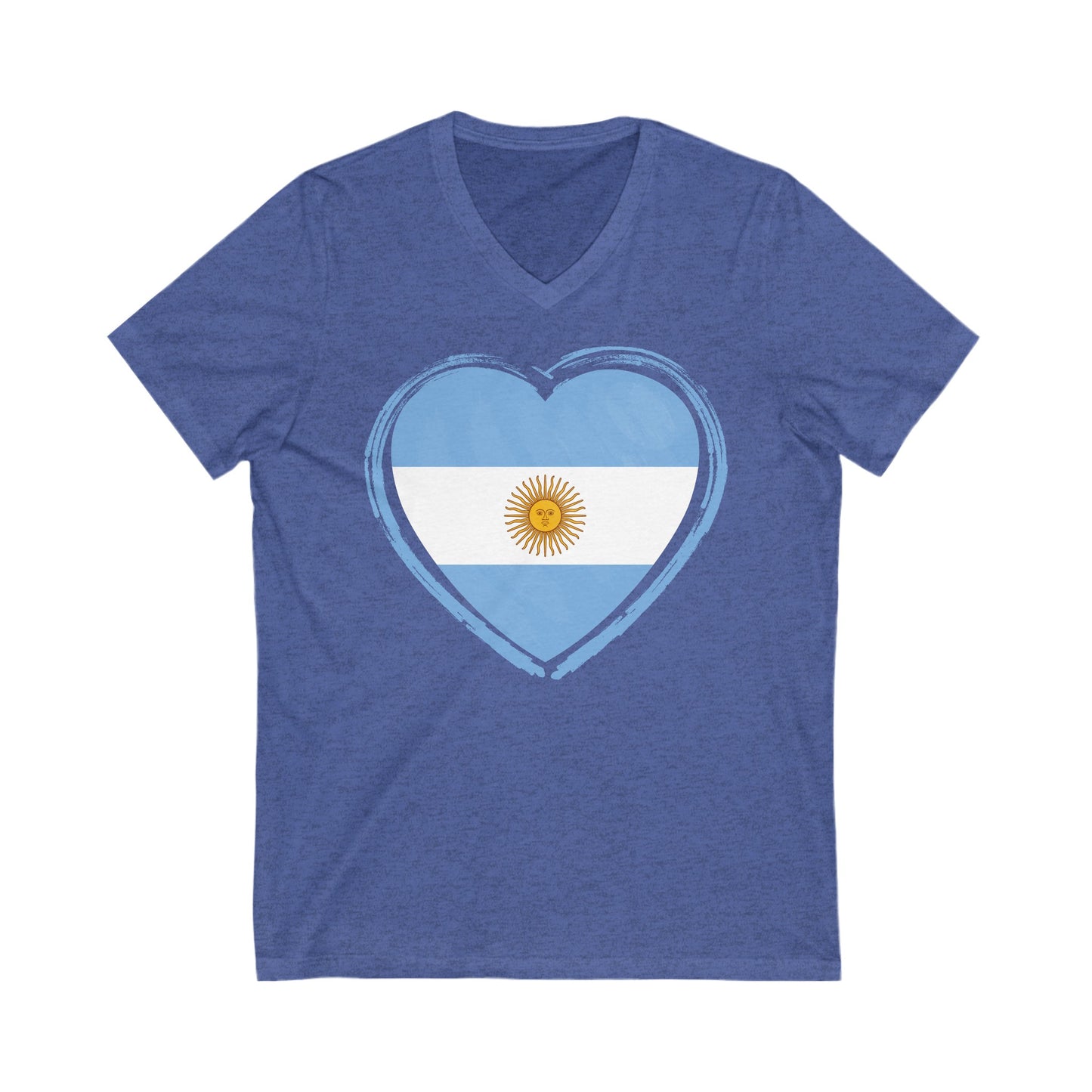 Corazon de Argentina V-Neck Remera