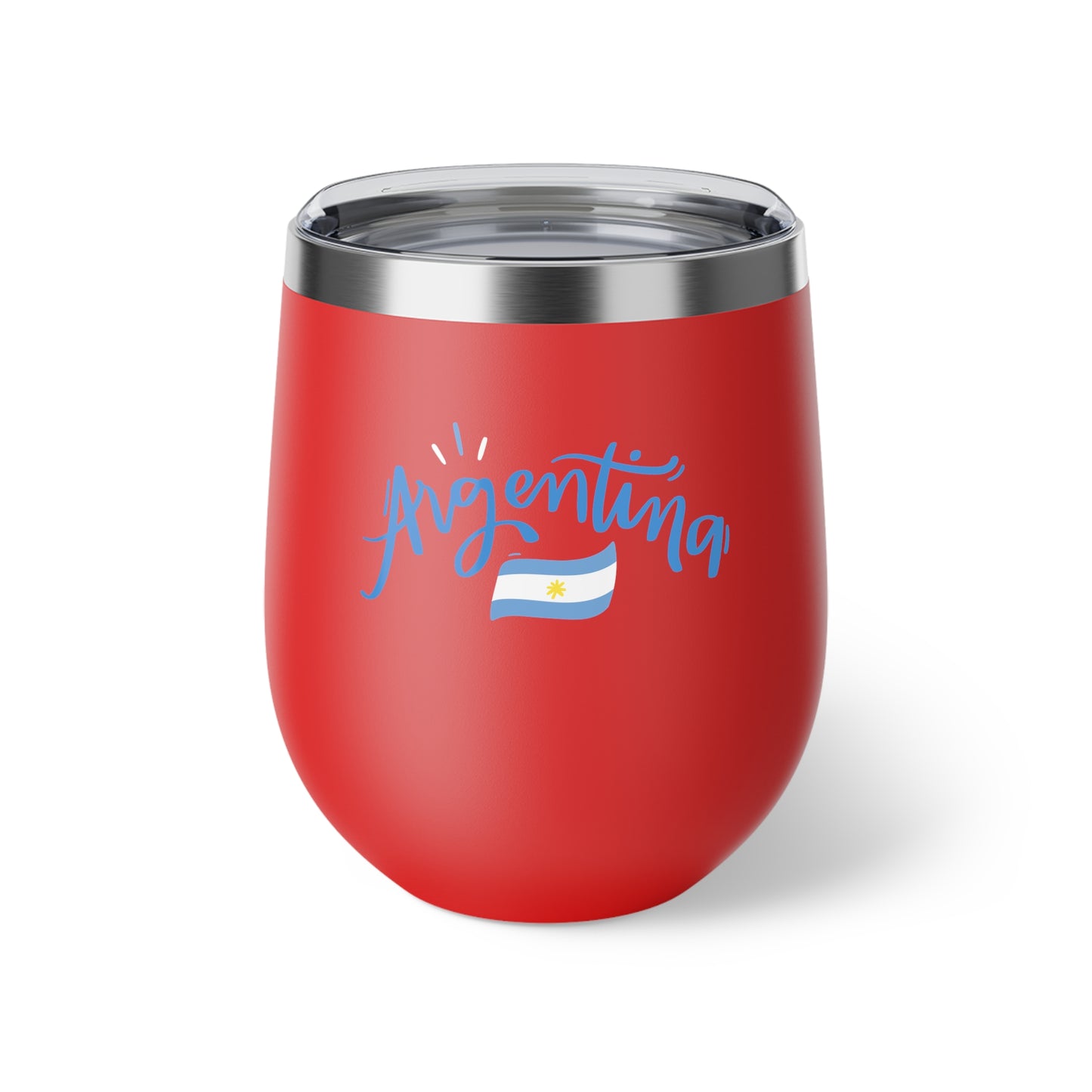 Argentina Bandera Copper Vacuum Insulated Cup, 12oz