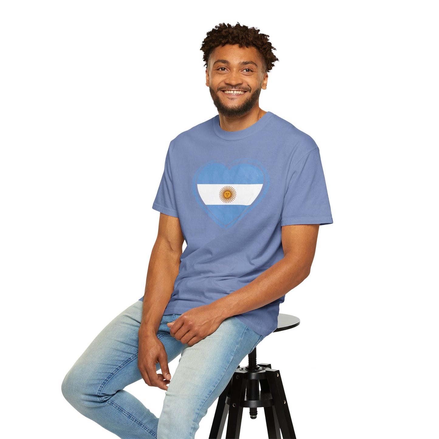 Corazon de Argentina Remera