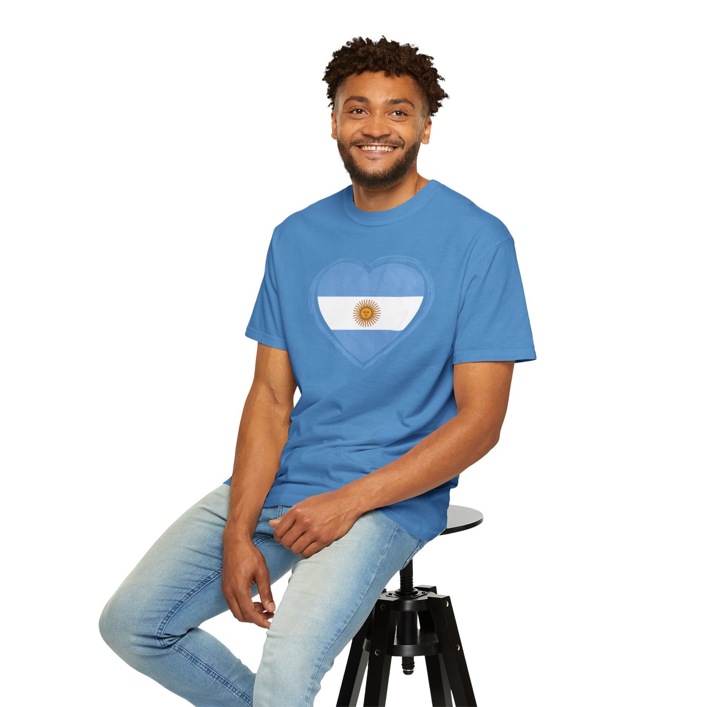 Corazon de Argentina Remera