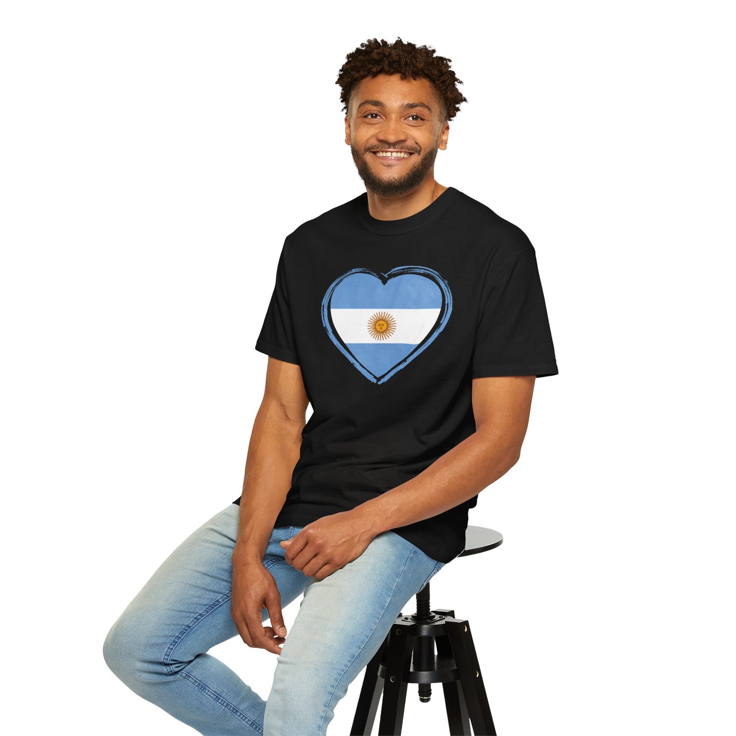 Corazon de Argentina Remera