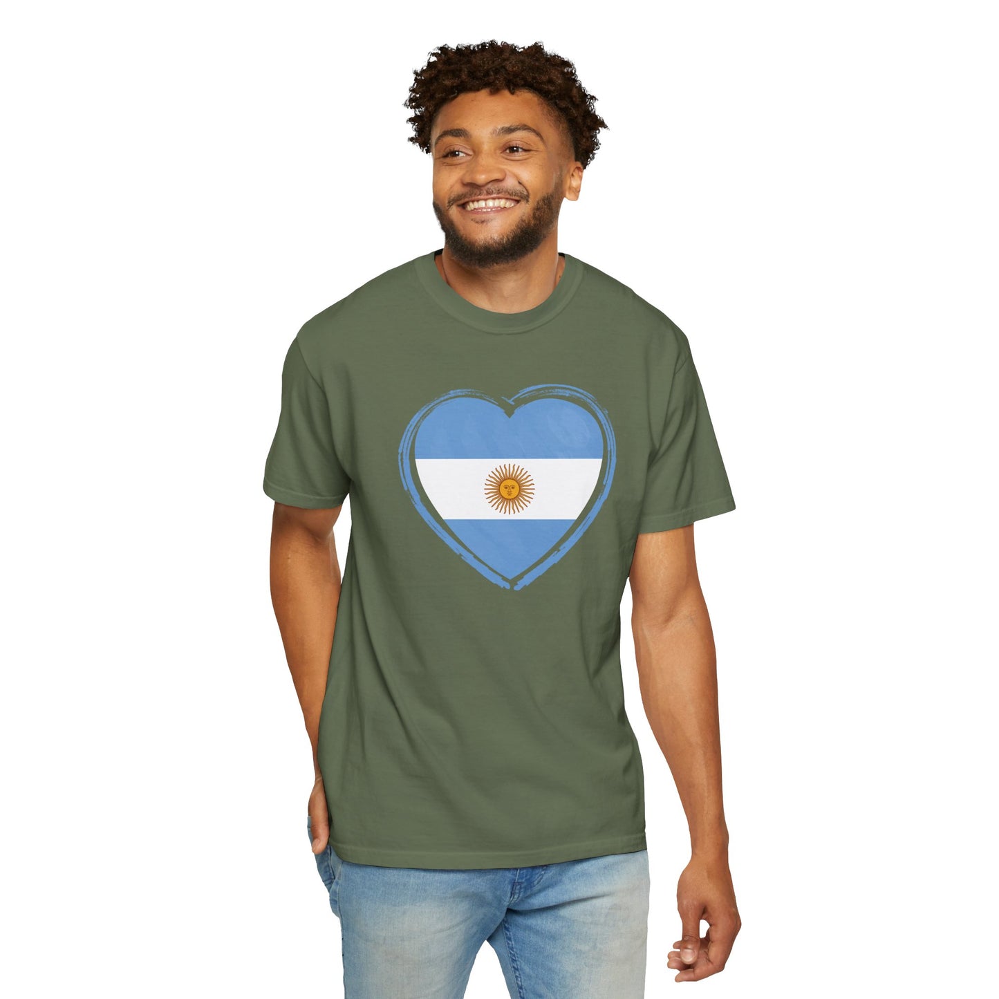 Corazon de Argentina Remera