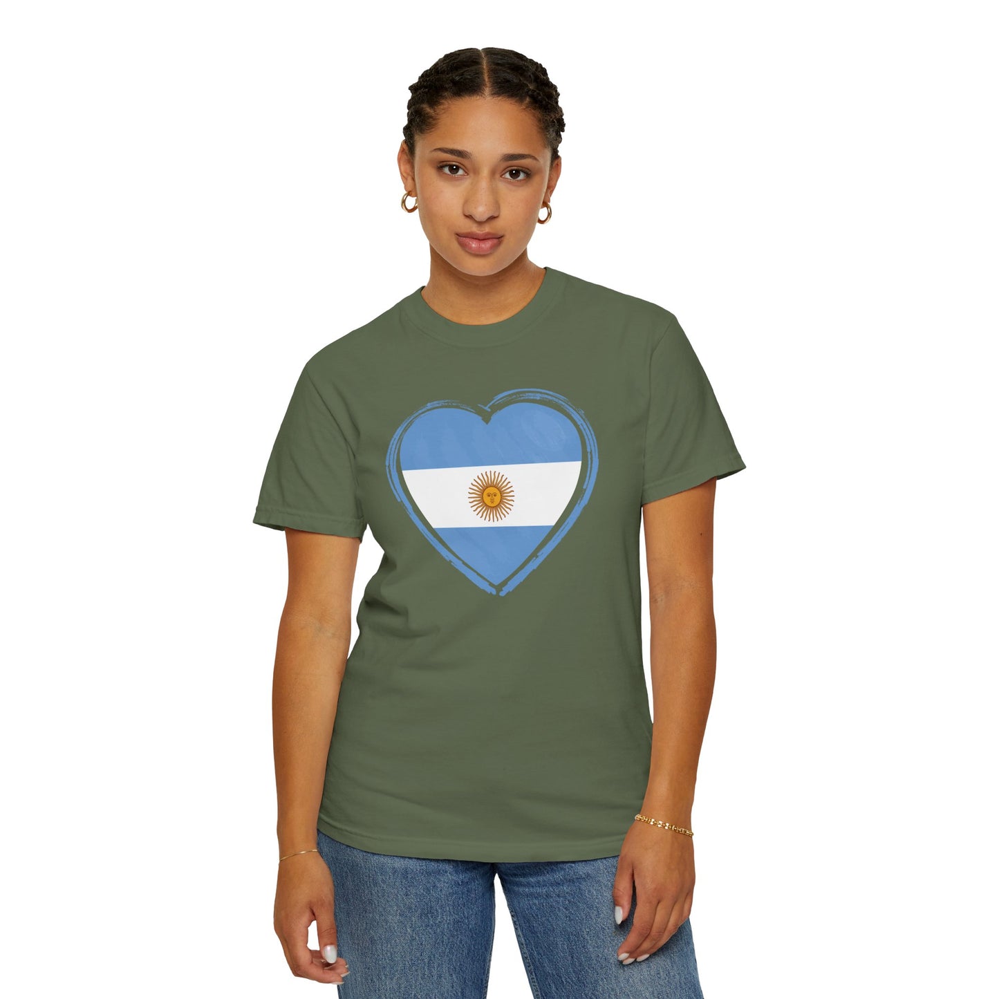 Corazon de Argentina Remera