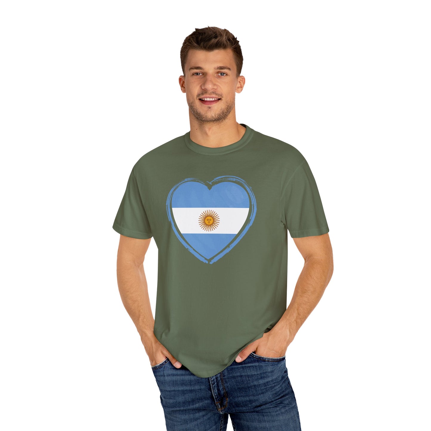 Corazon de Argentina Remera