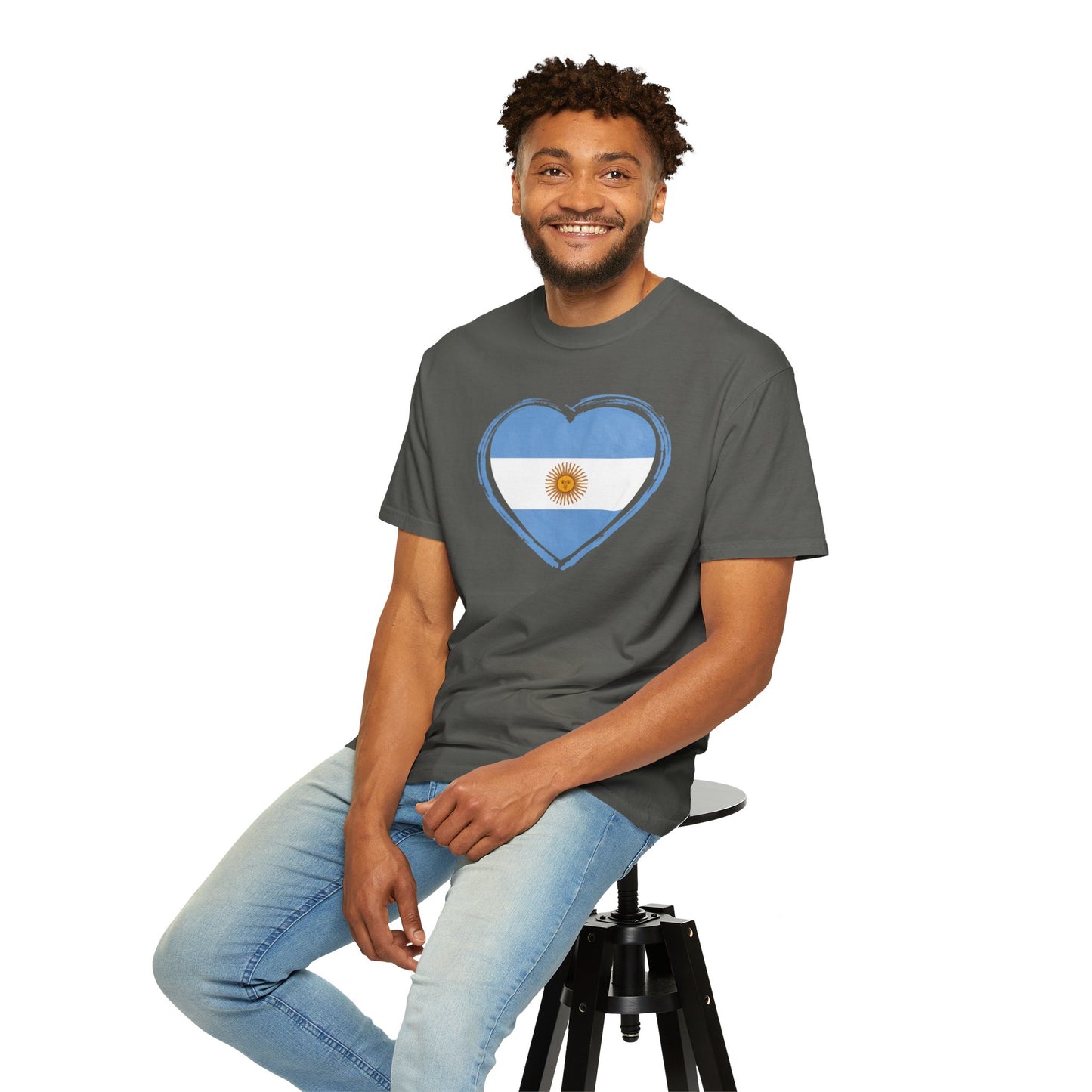 Corazon de Argentina Remera