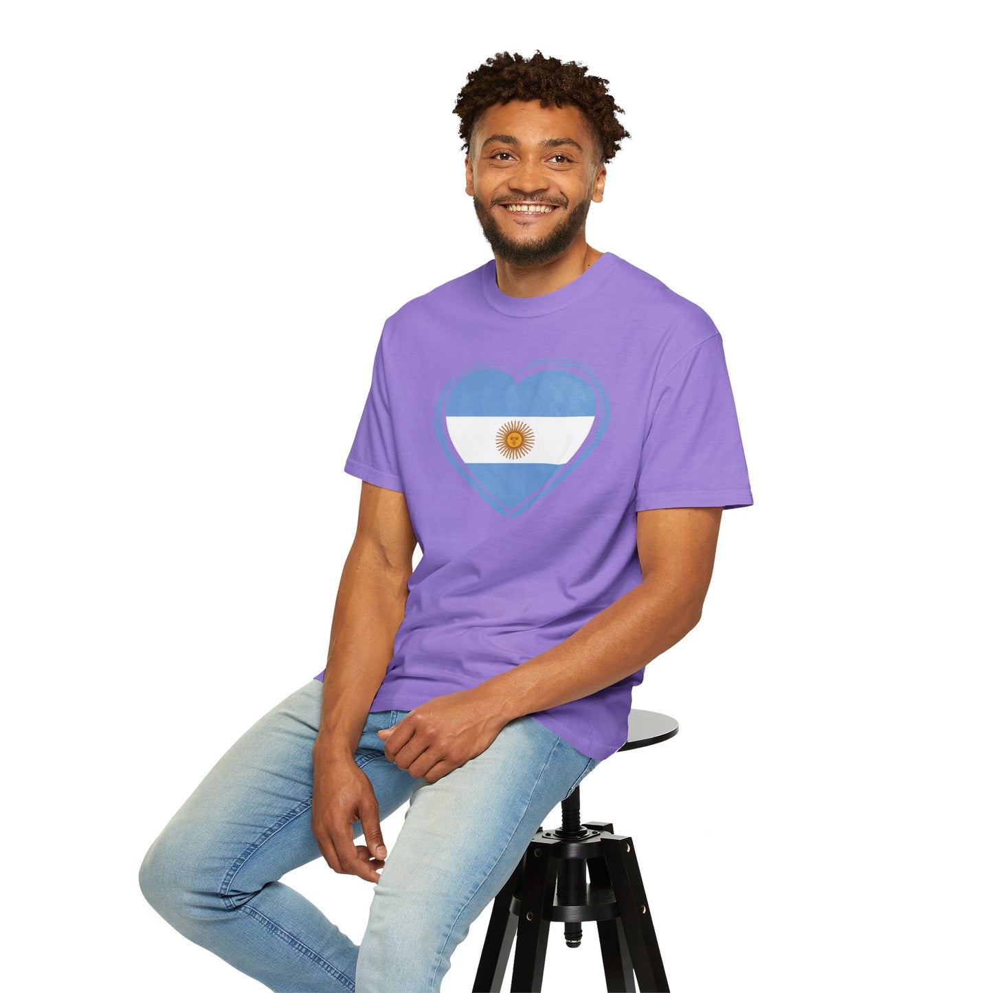 Corazon de Argentina Remera