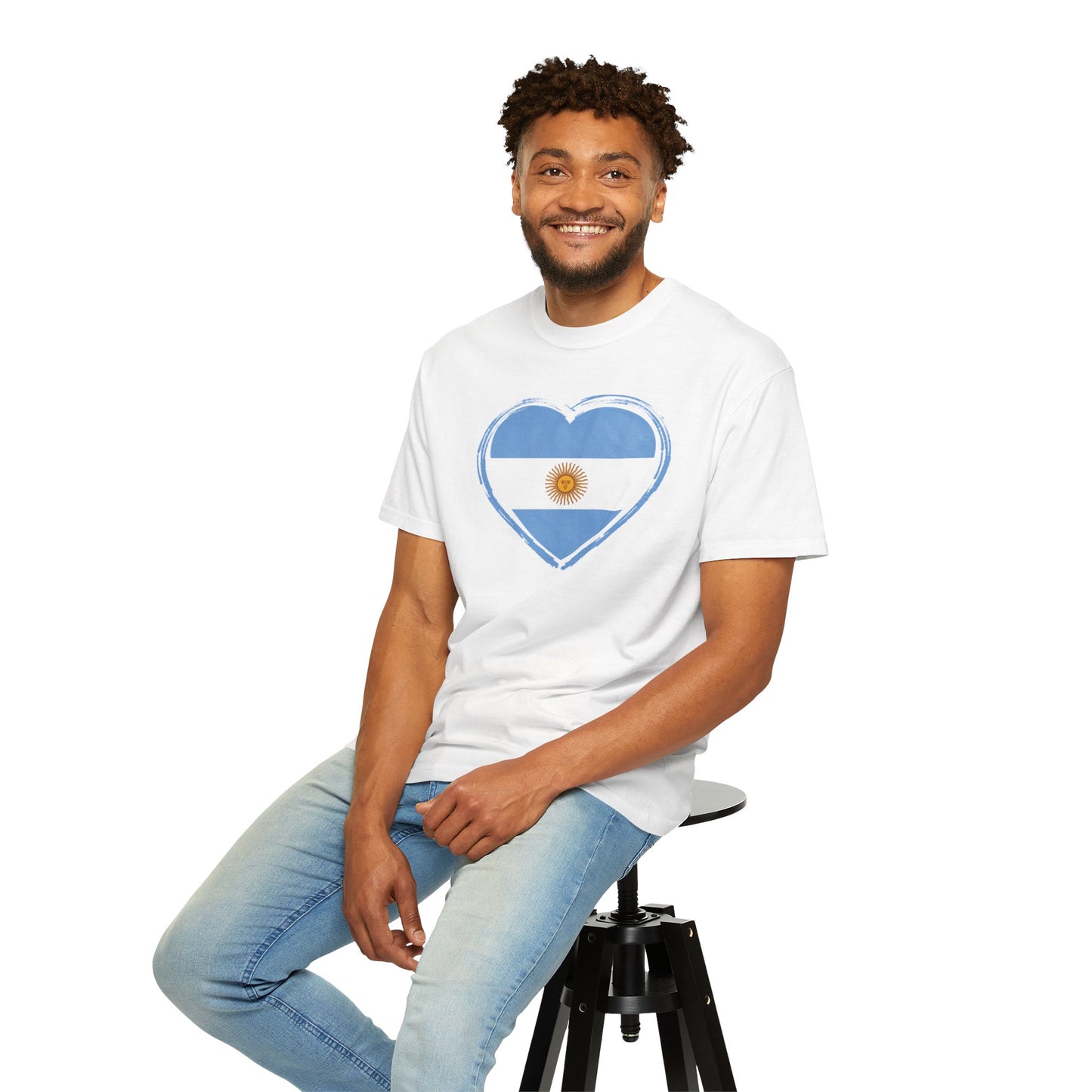 Corazon de Argentina Remera