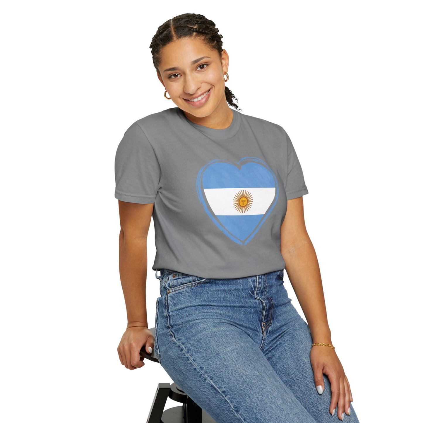 Corazon de Argentina Remera