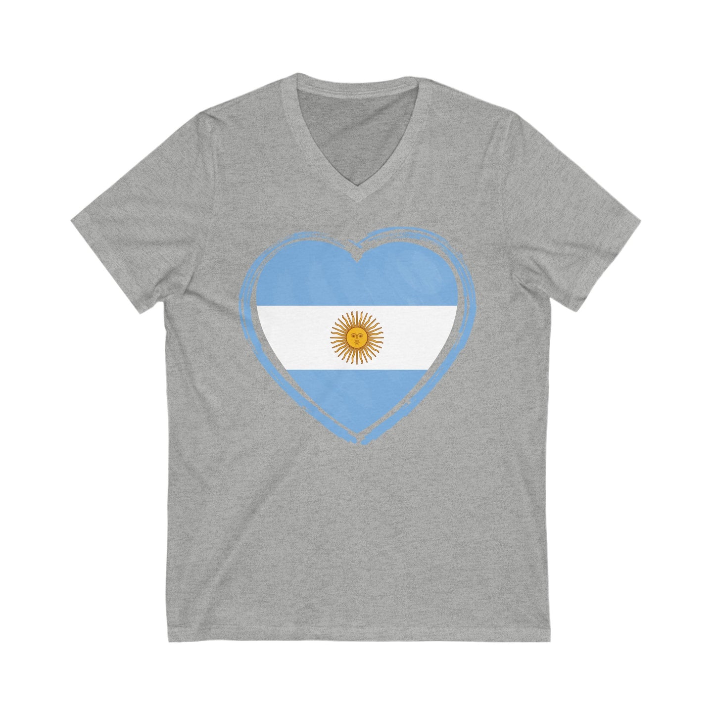 Corazon de Argentina V-Neck Remera