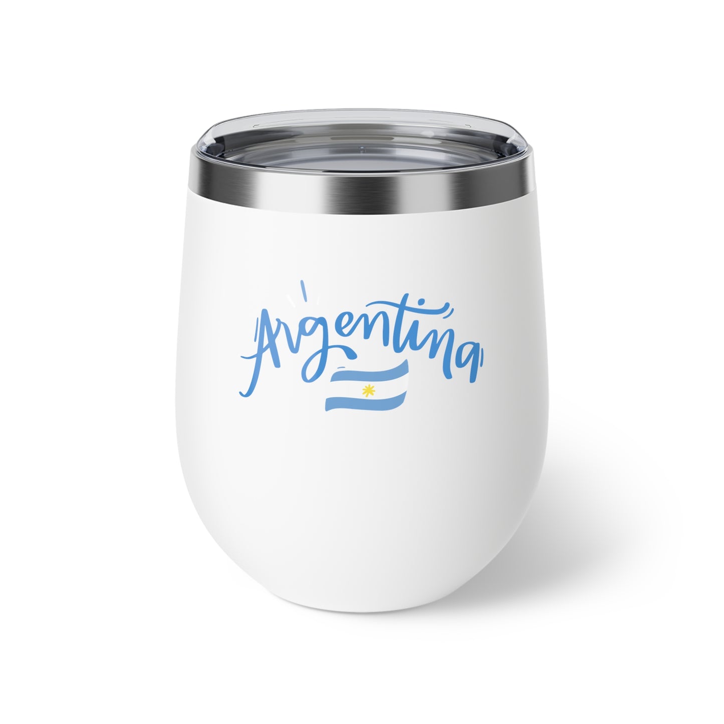 Argentina Bandera Copper Vacuum Insulated Cup, 12oz