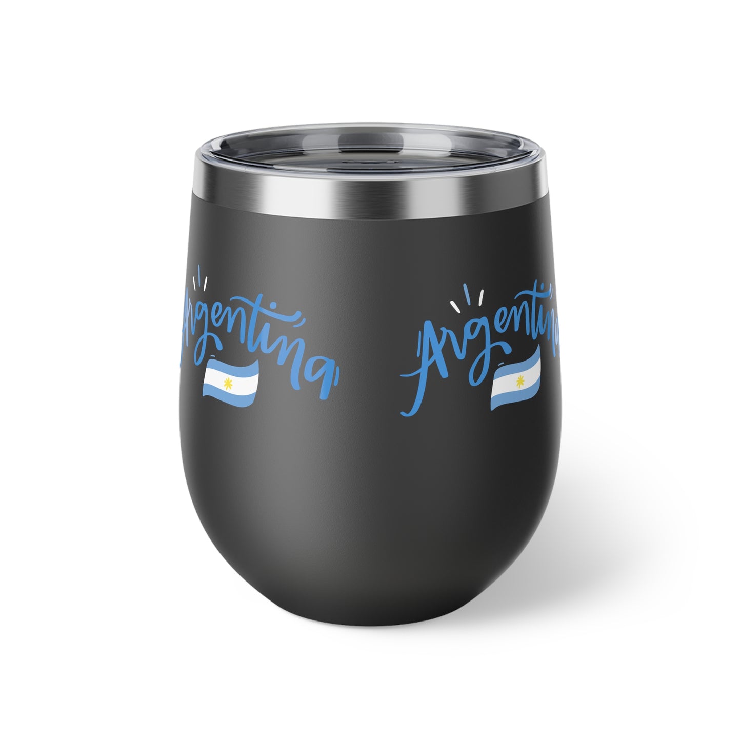 Argentina Bandera Copper Vacuum Insulated Cup, 12oz