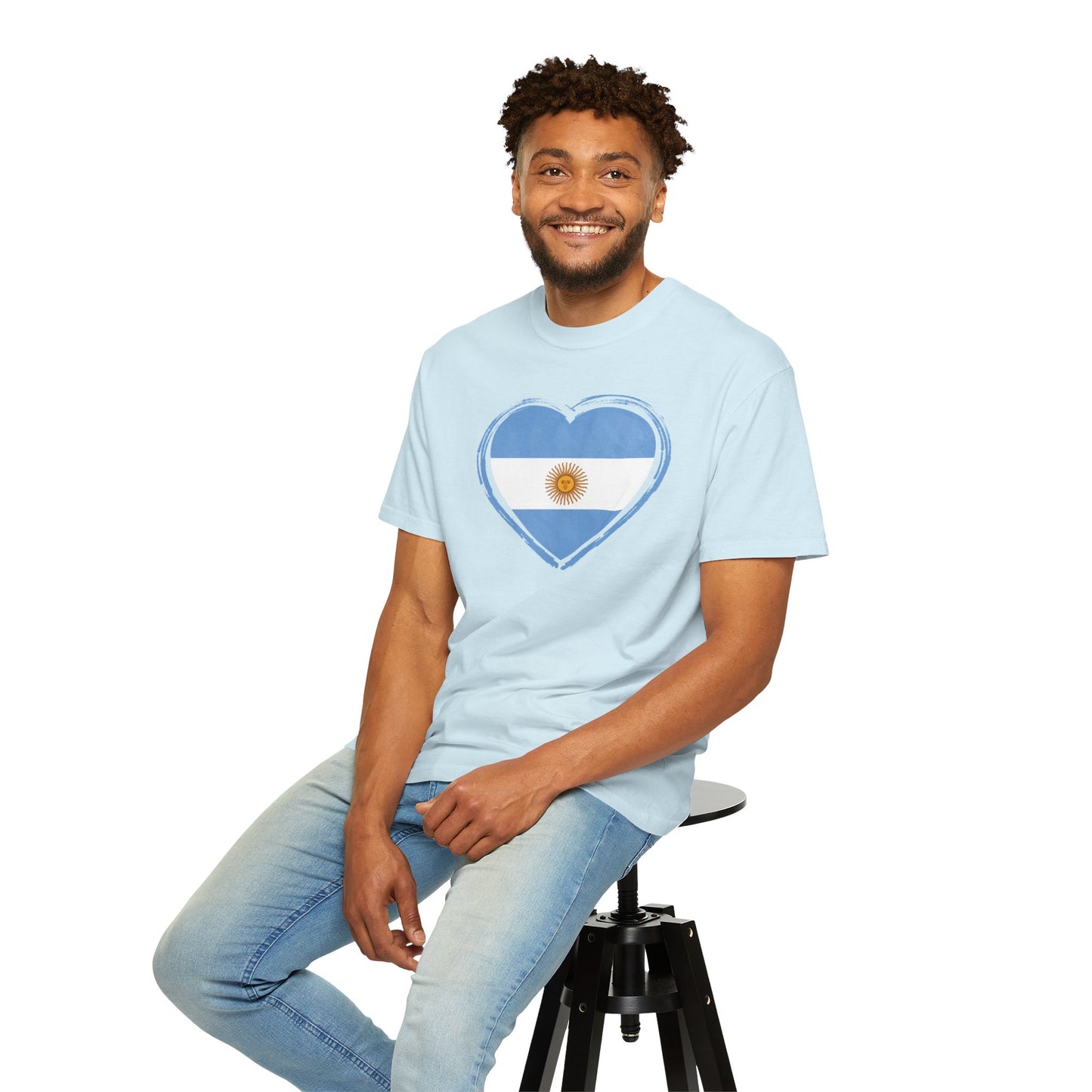 Corazon de Argentina Remera