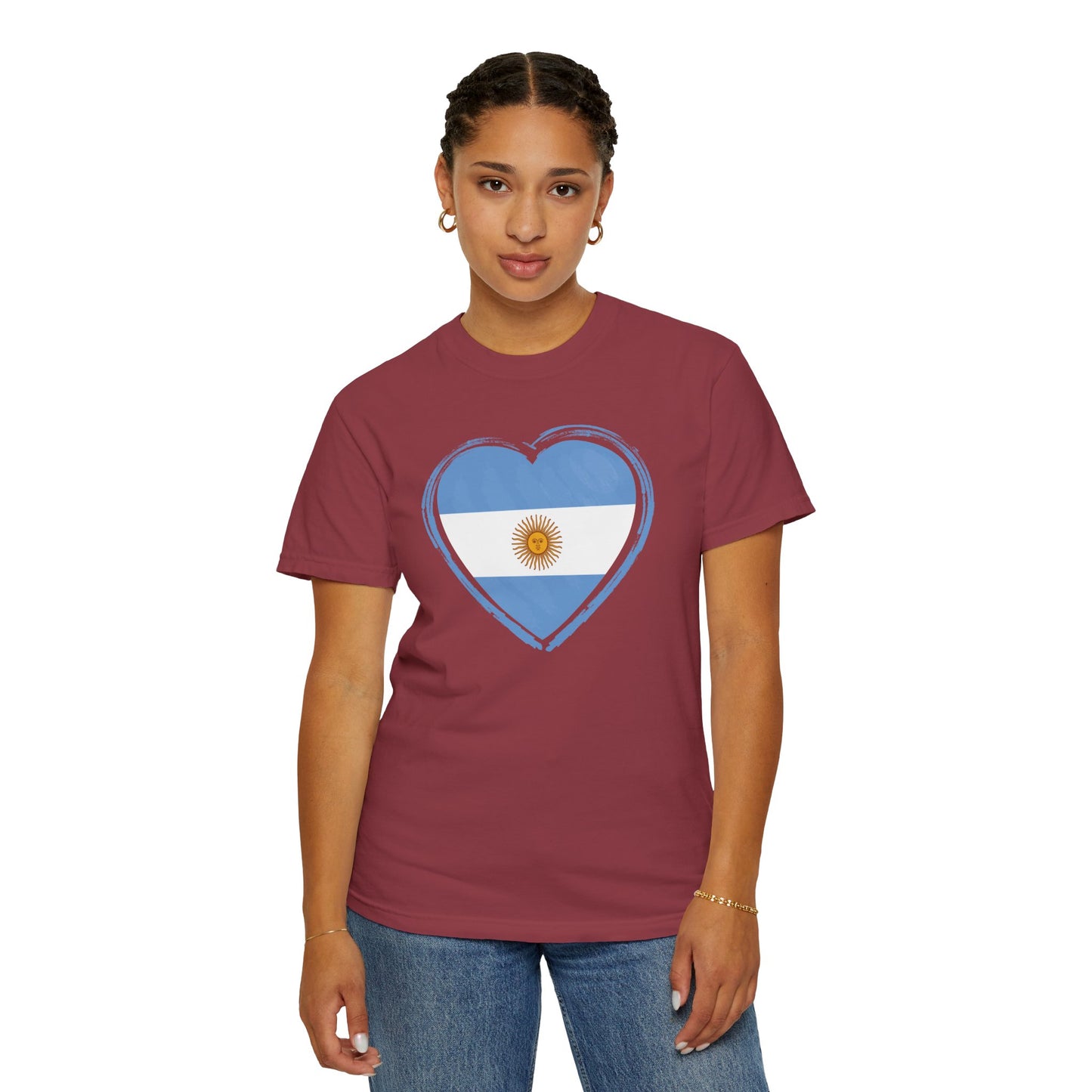 Corazon de Argentina Remera