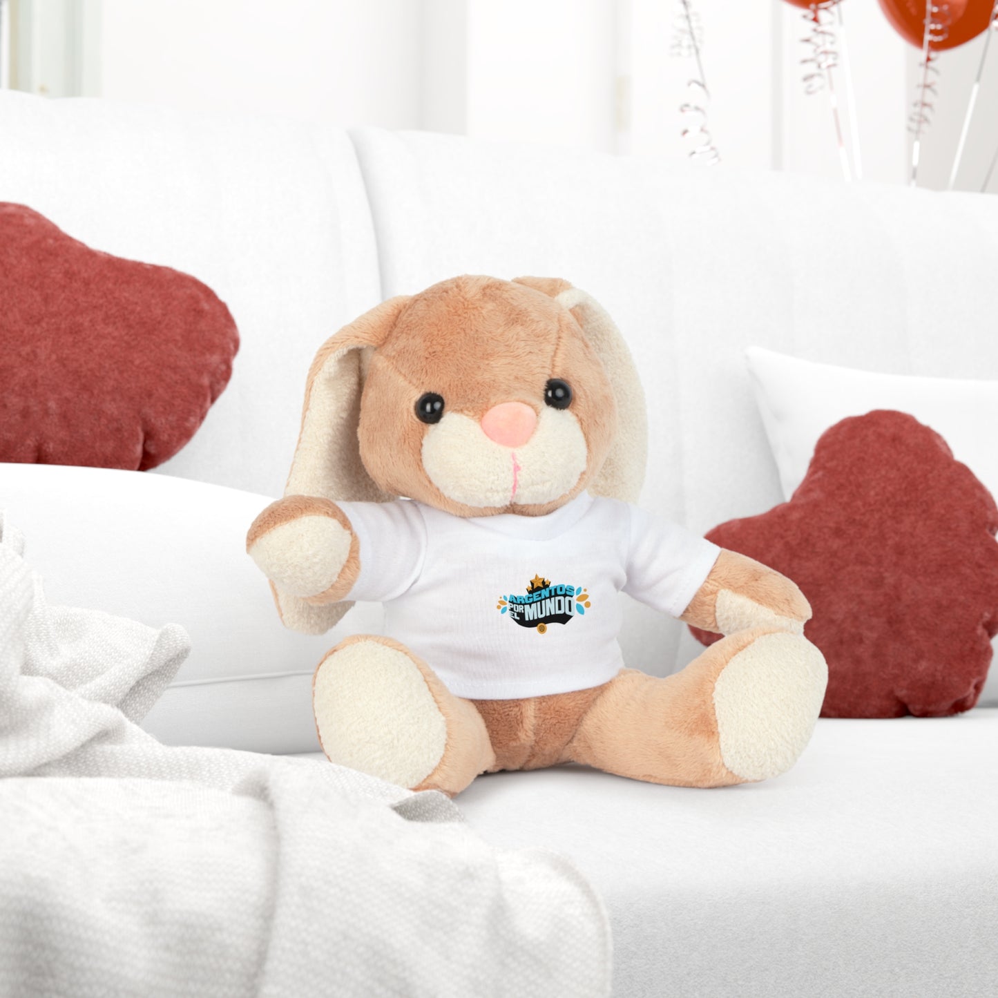 Argentos Por El Mundo Plush Toy with T-Shirt