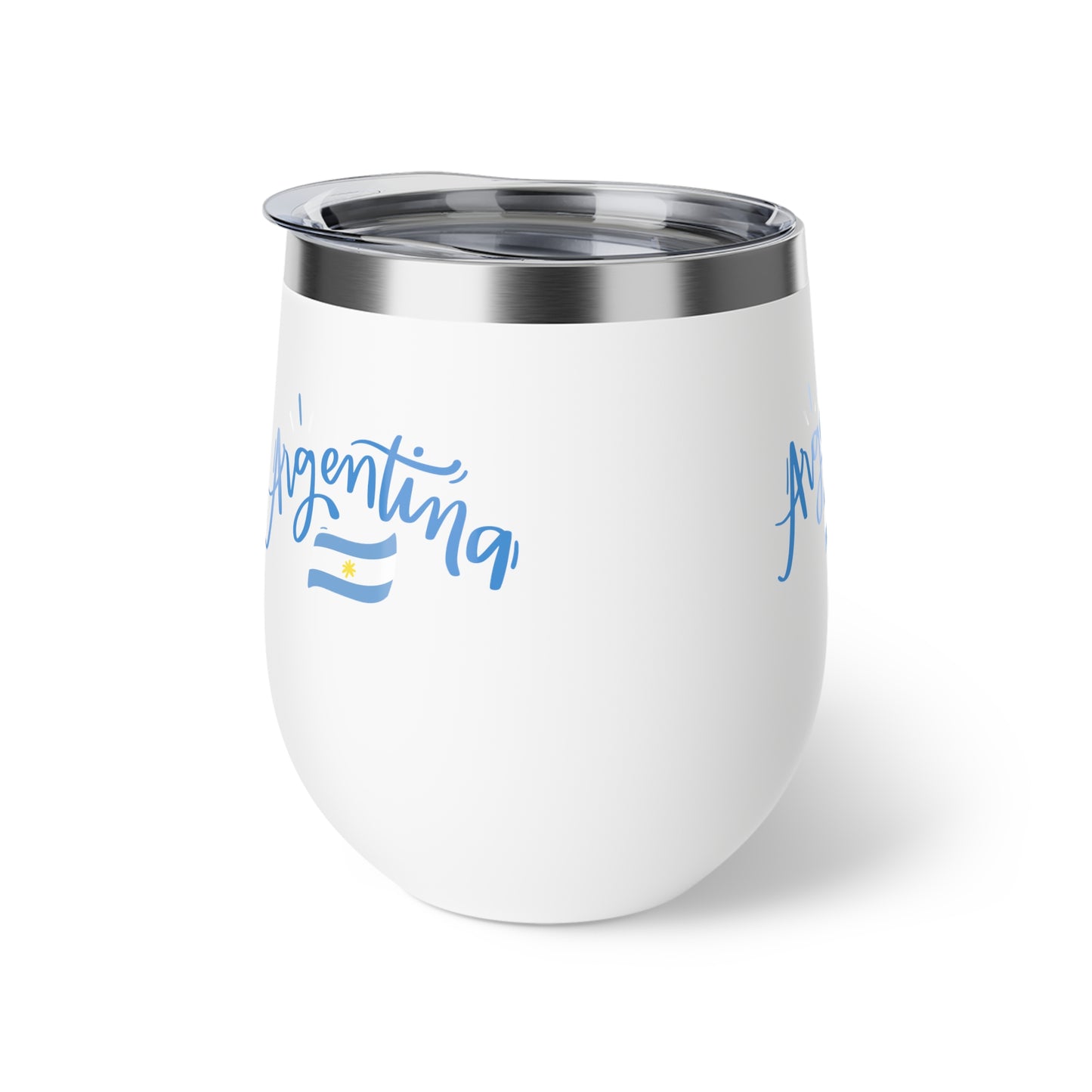 Argentina Bandera Copper Vacuum Insulated Cup, 12oz