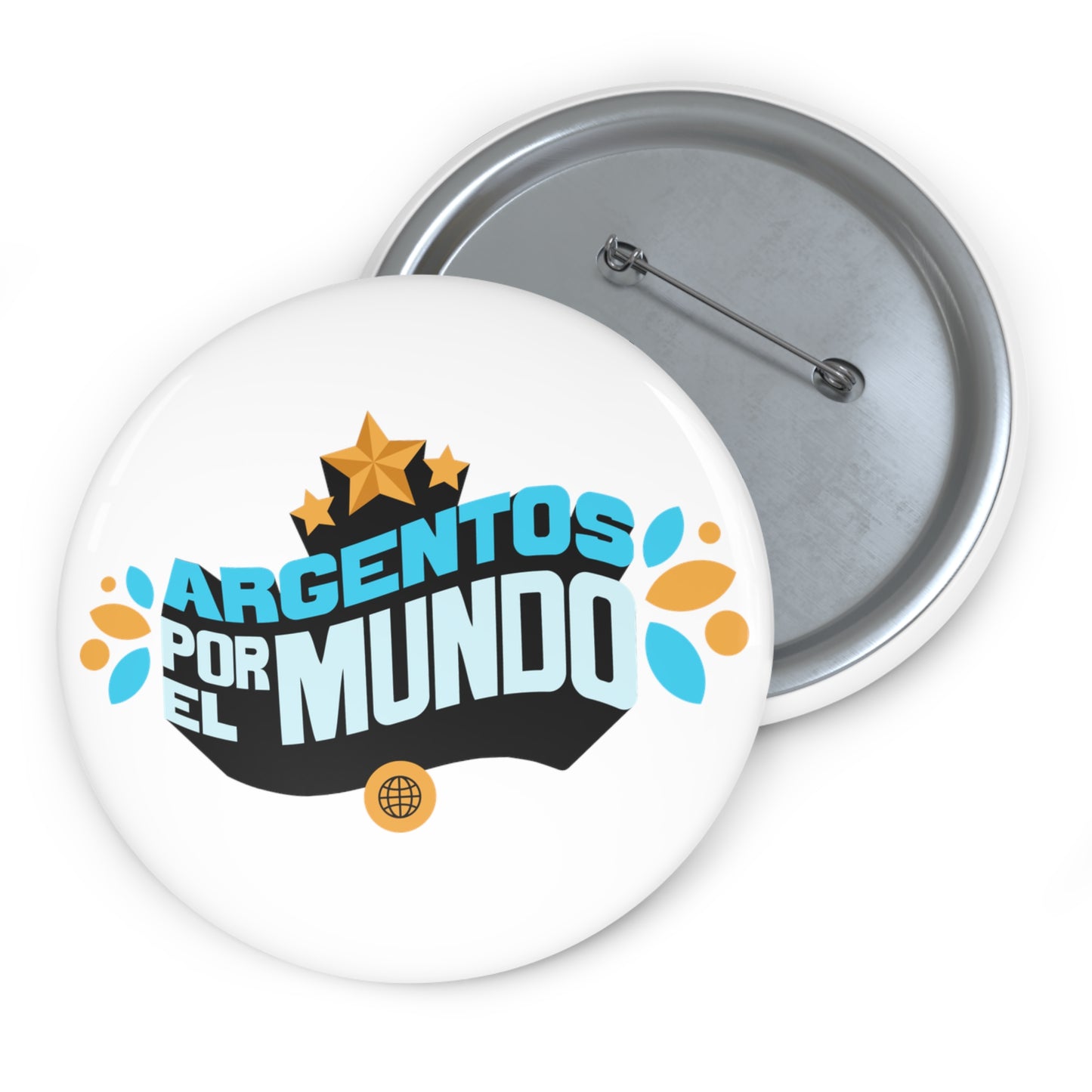 Argentos Por El Mundo Pin Buttons