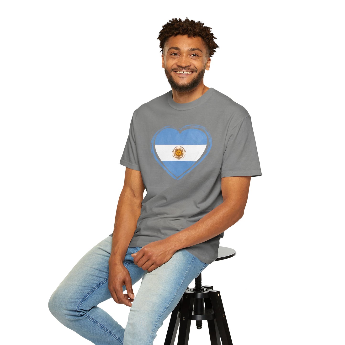 Corazon de Argentina Remera
