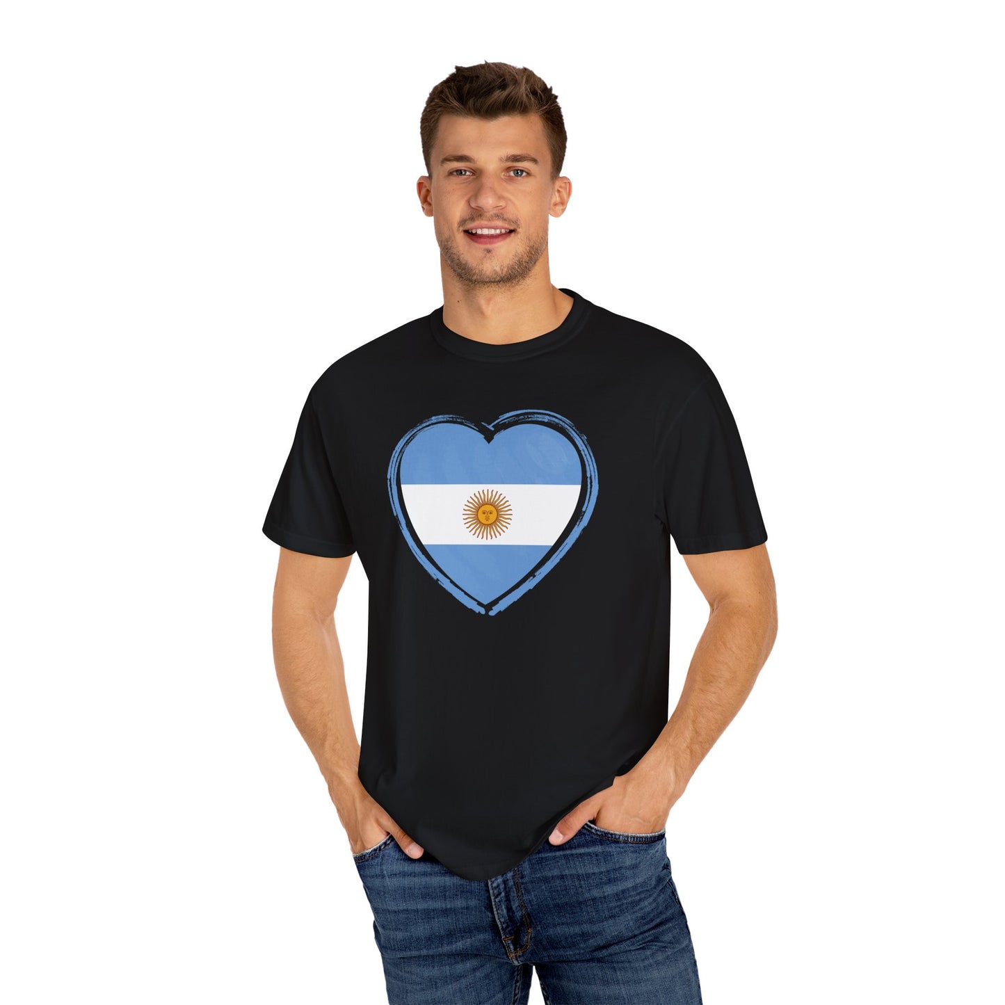 Corazon de Argentina Remera