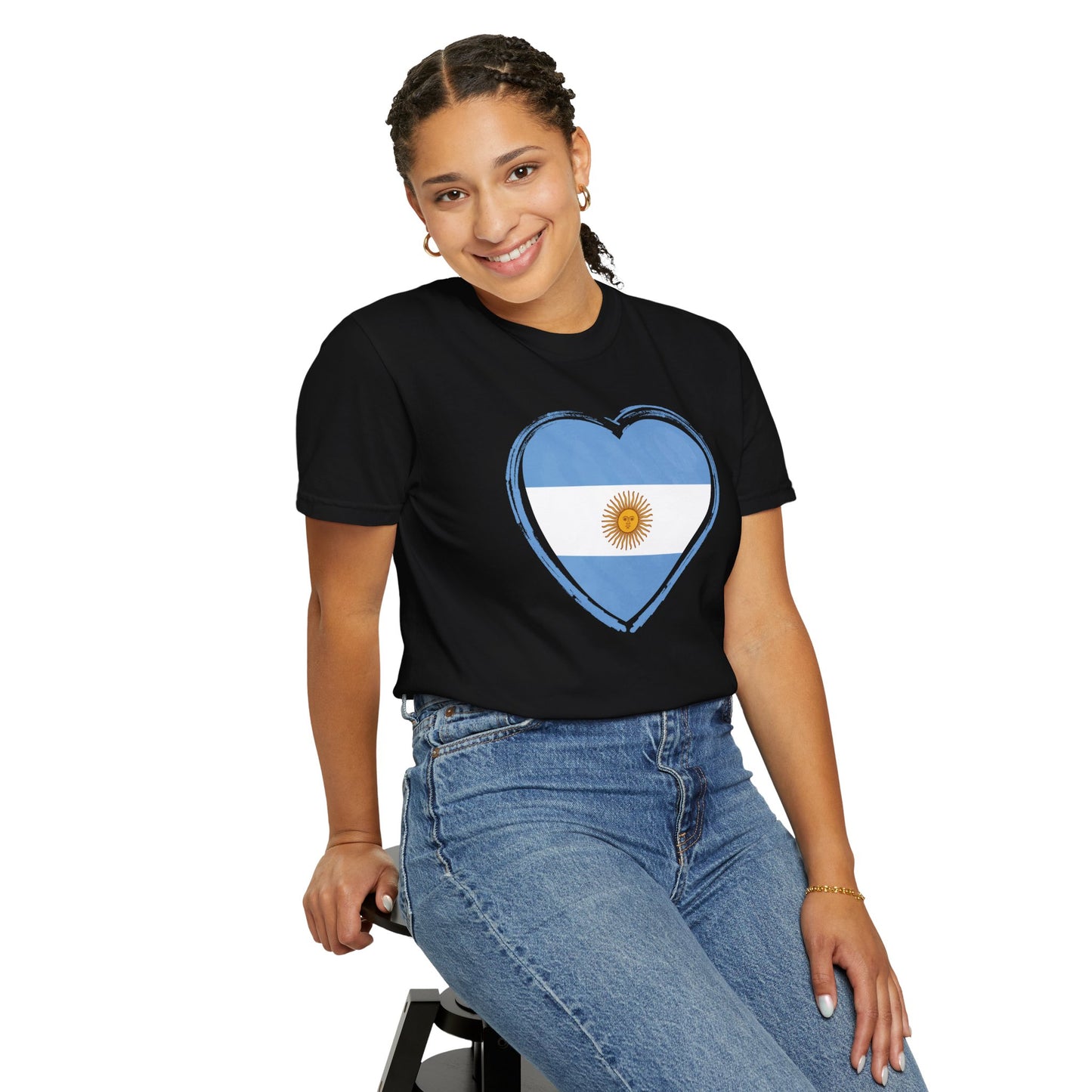 Corazon de Argentina Remera