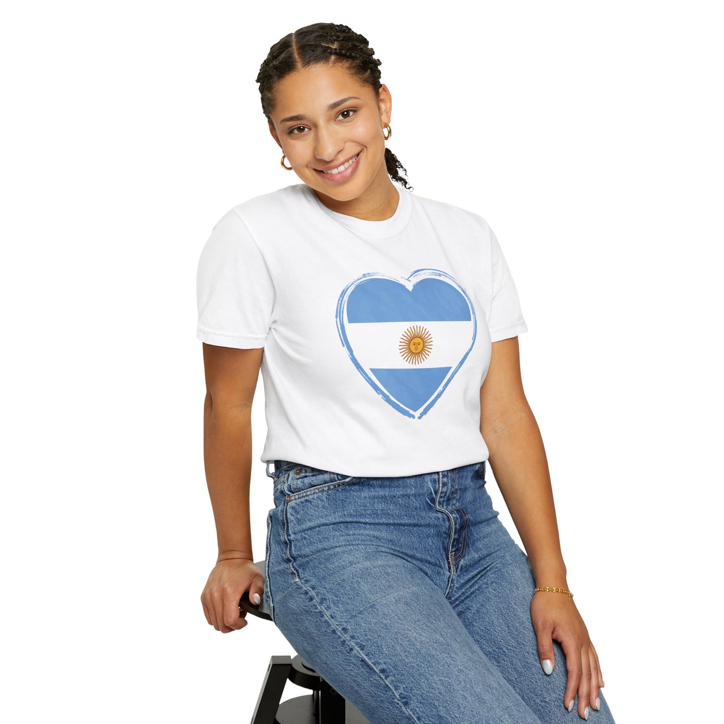 Corazon de Argentina Remera