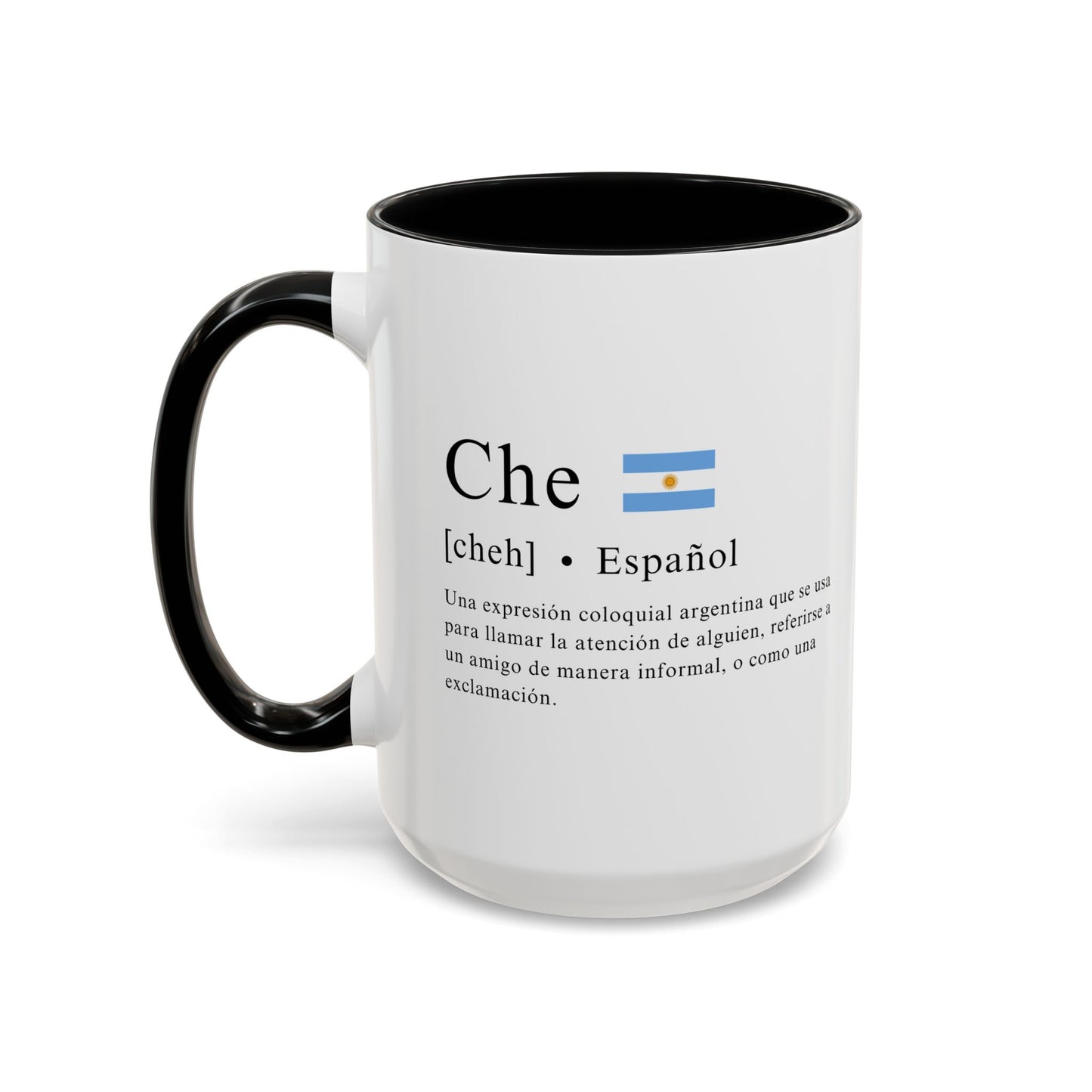 Taza "Che" con Definición y Bandera Argentina