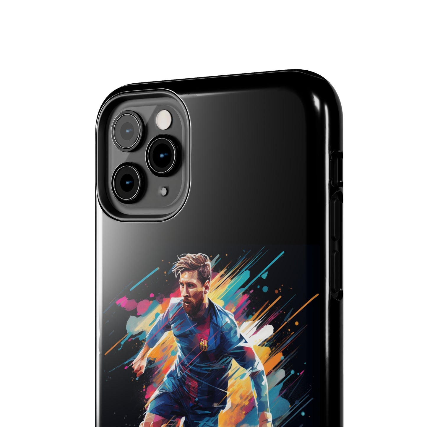 Messi Black iPhone Case