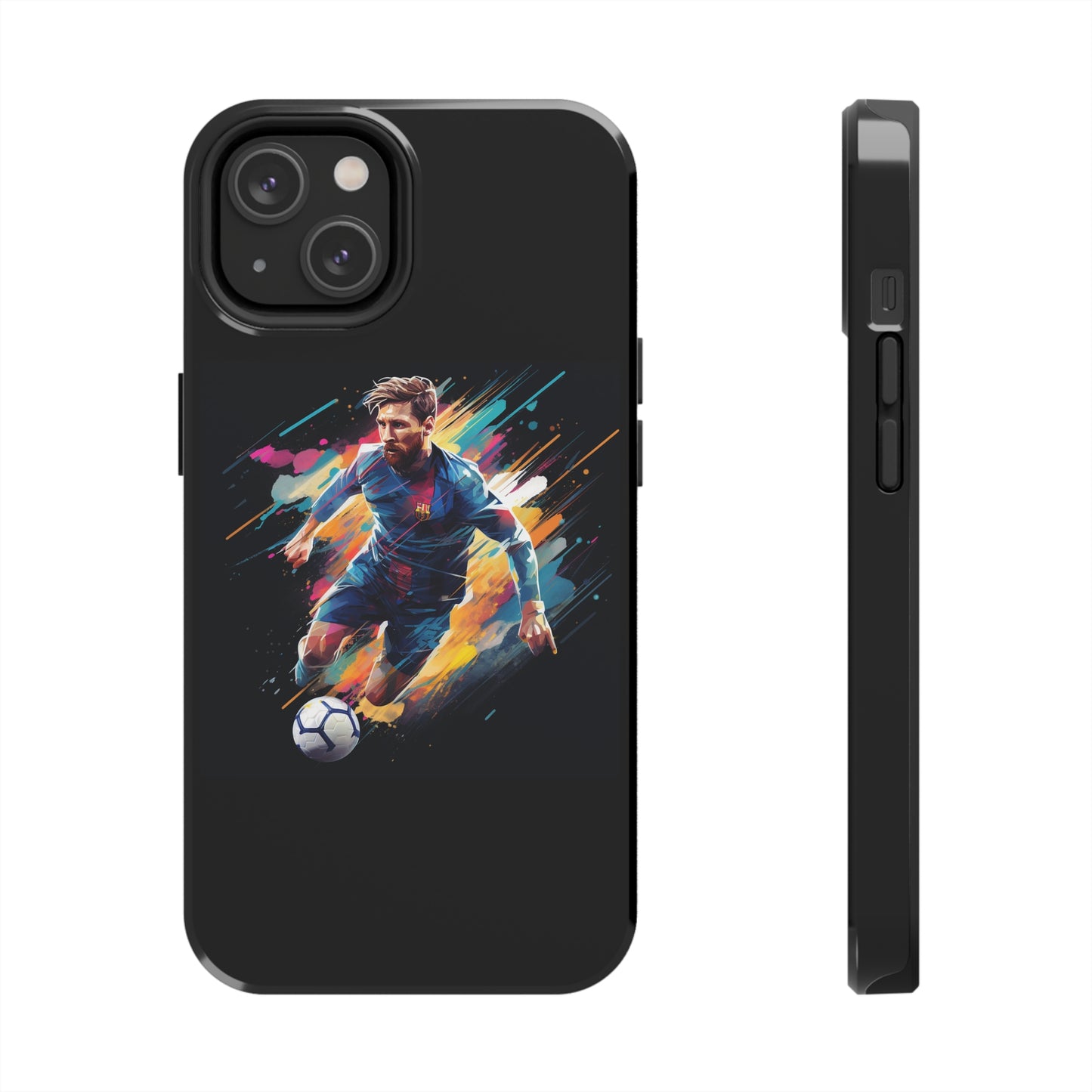 Messi Black iPhone Case