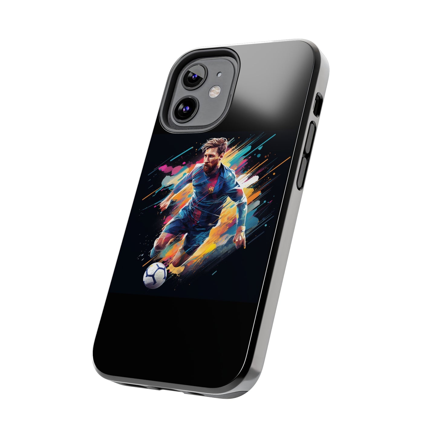 Messi Black iPhone Case