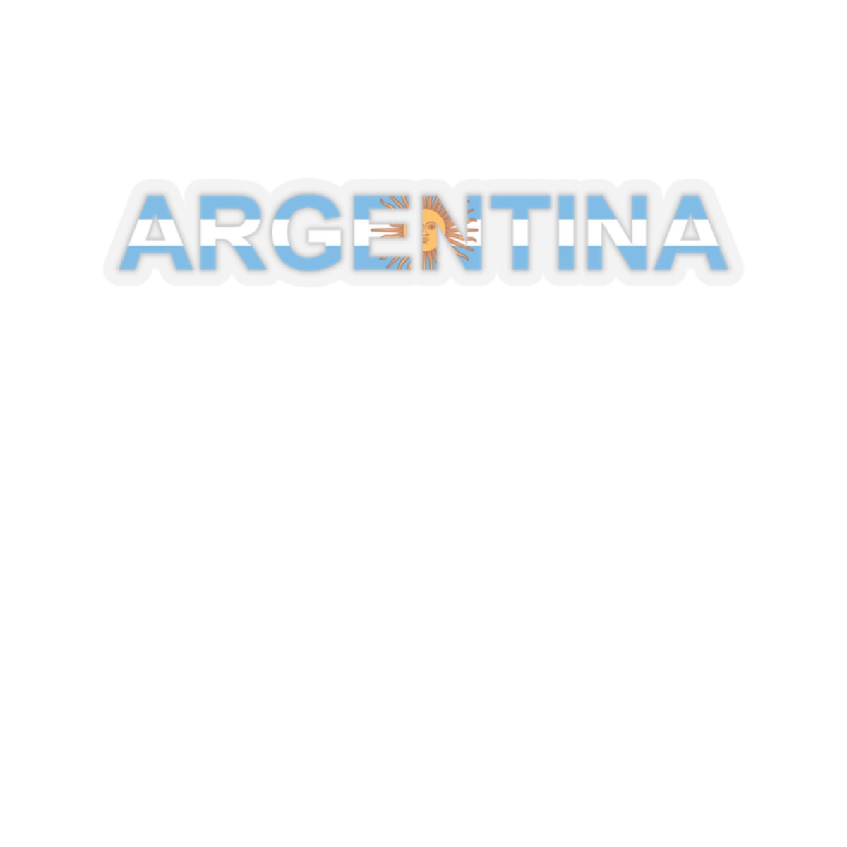 Argentina Bandera Sticker